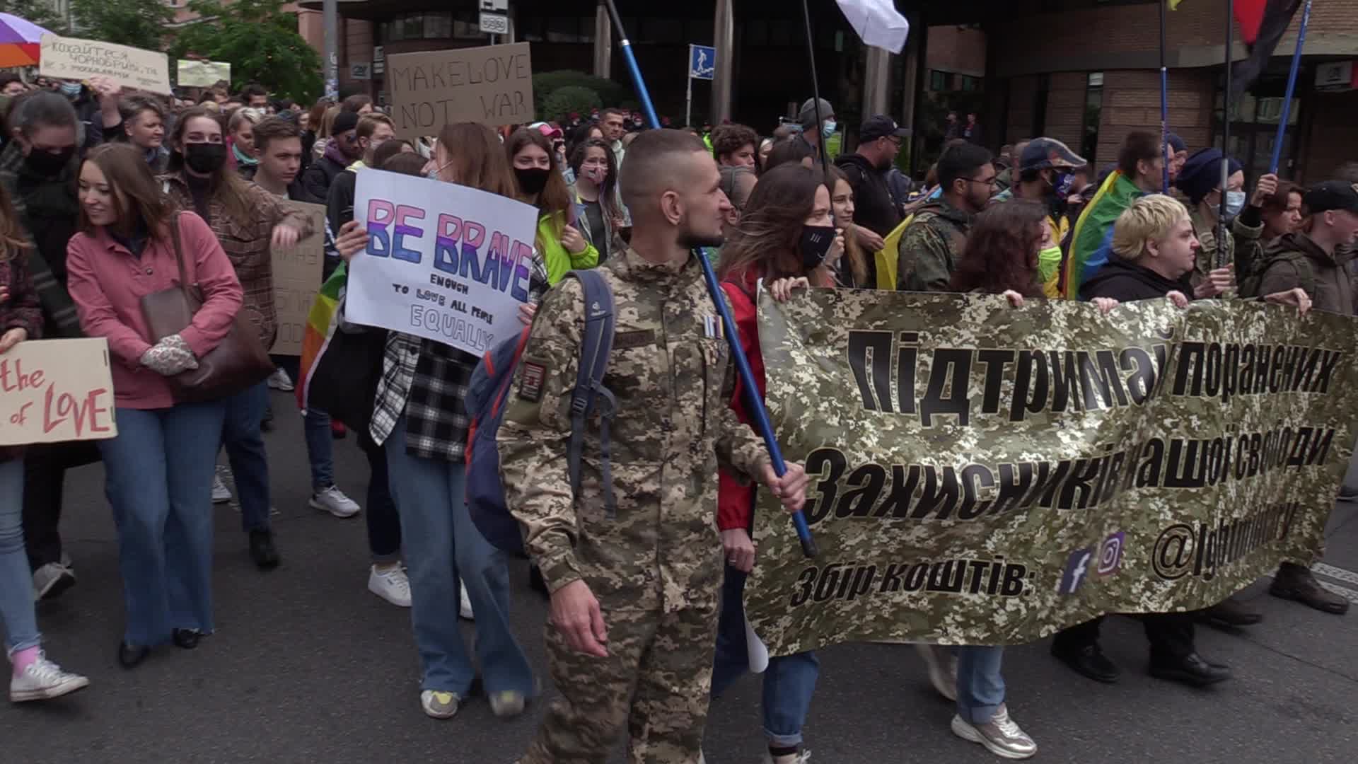 KyivPride gay parade in Ukraine