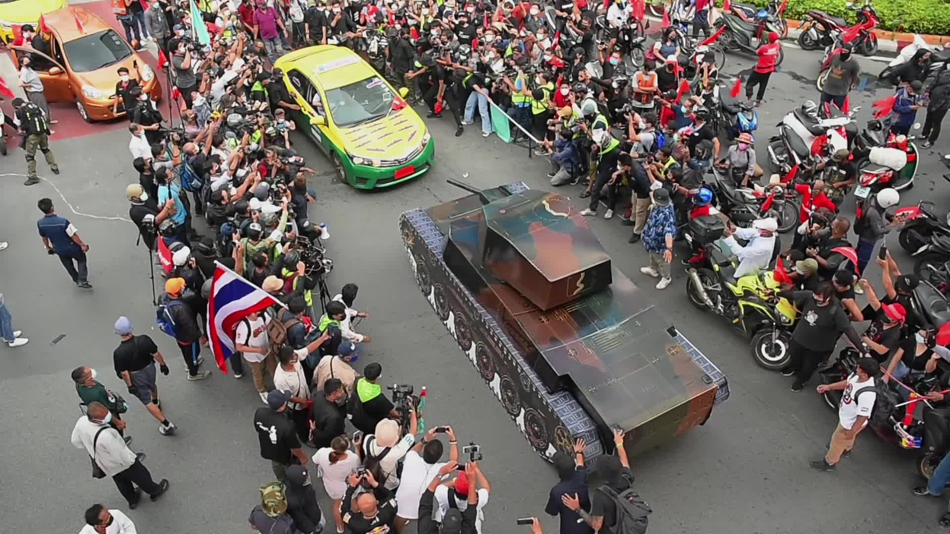 Anti-government rally calling for the ousting of Thai Prime Minister Prayut Chan-o-cha