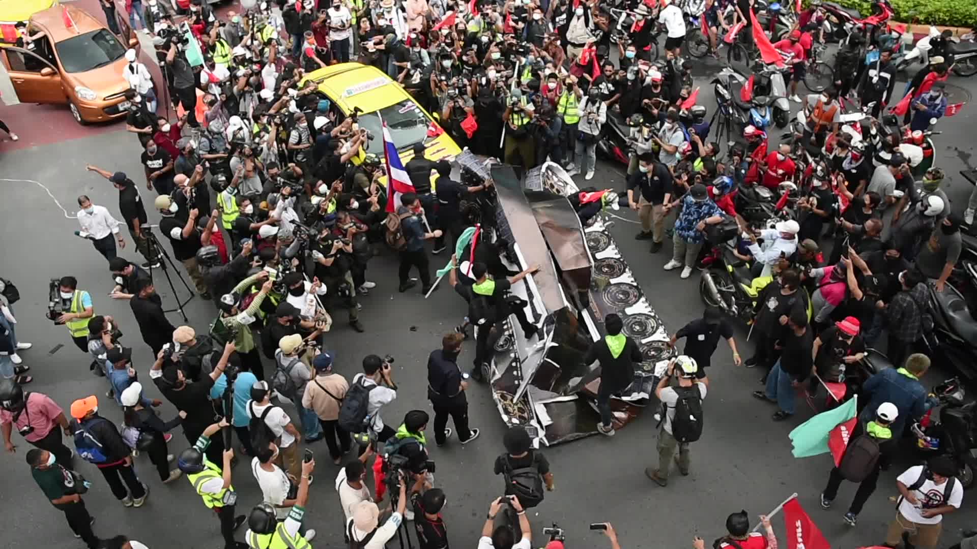 Anti-government rally calling for the ousting of Thai Prime Minister Prayut Chan-o-cha