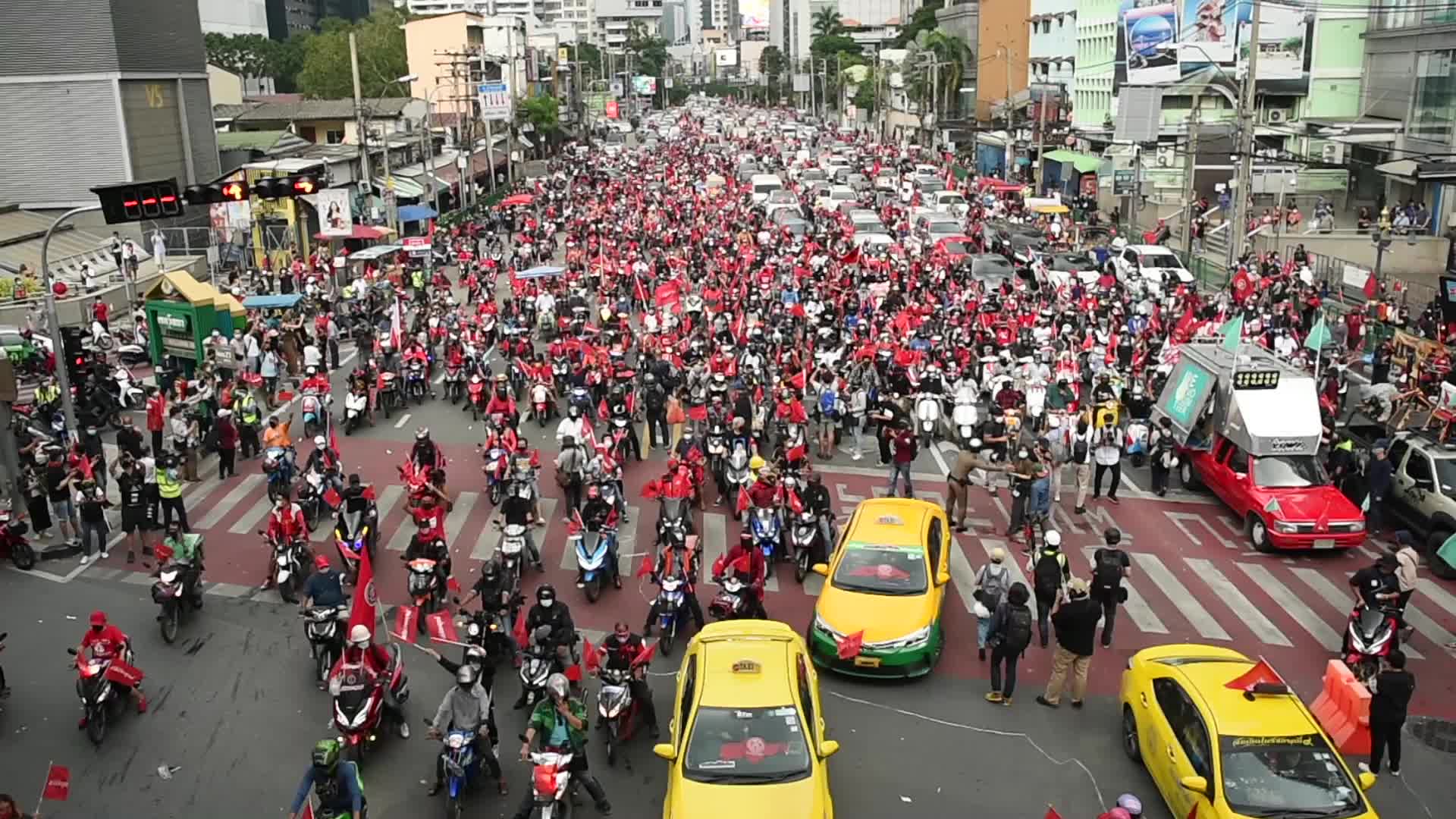 Anti-government rally calling for the ousting of Thai Prime Minister Prayut Chan-o-cha