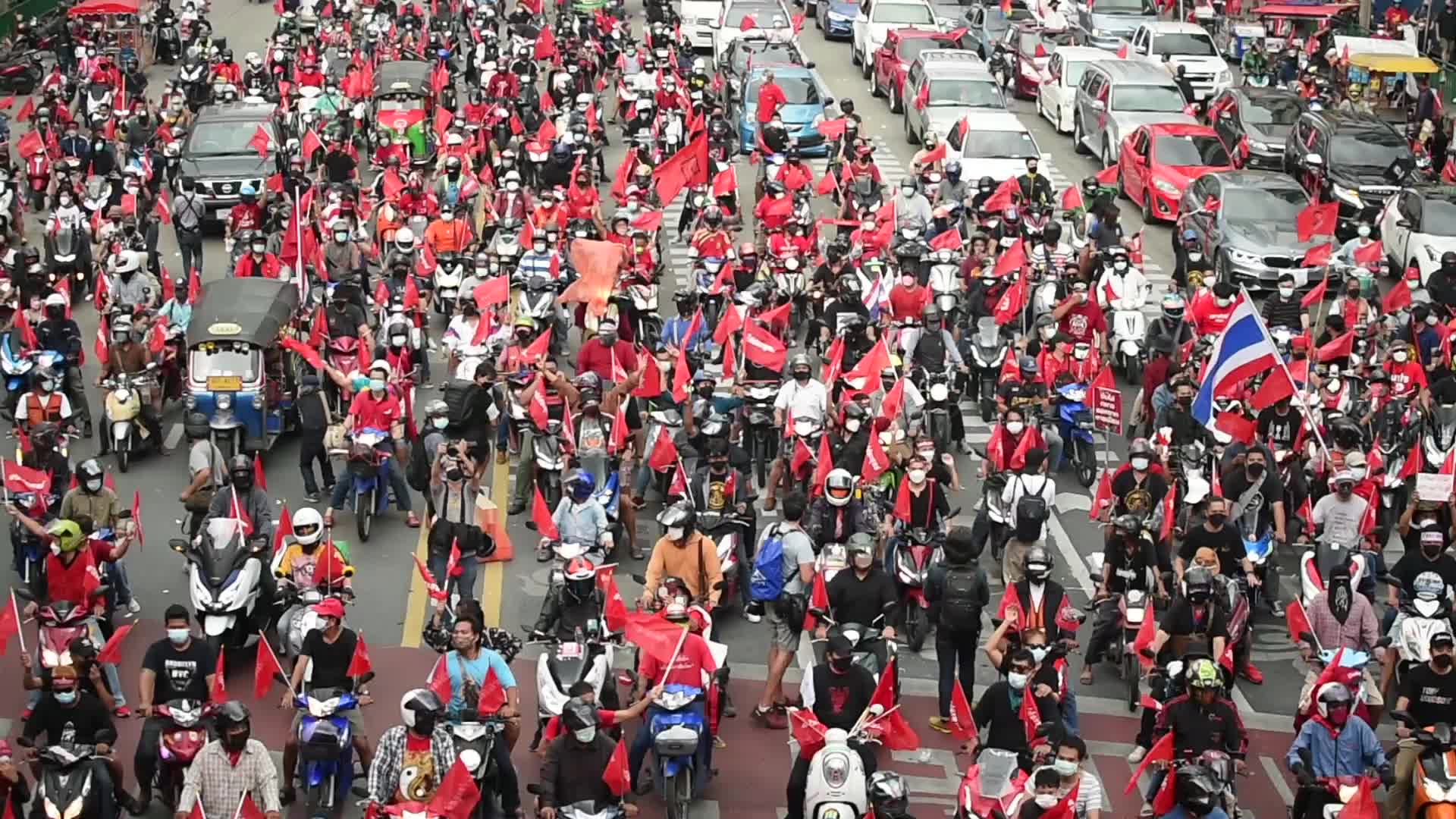 Anti-government rally calling for the ousting of Thai Prime Minister Prayut Chan-o-cha
