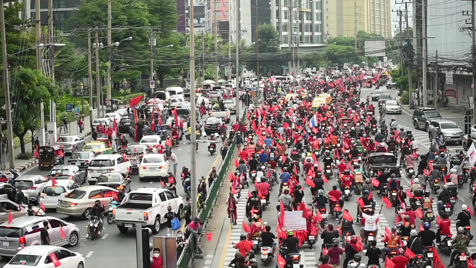 Anti-government rally calling for the ousting of Thai Prime Minister Prayut Chan-o-cha