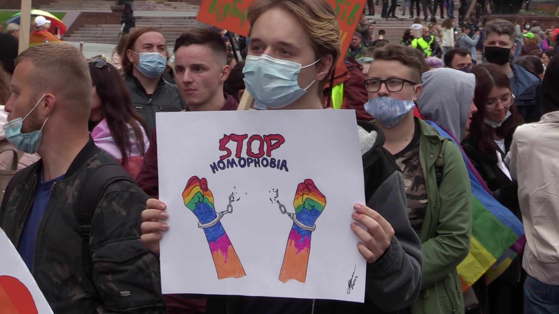 KyivPride gay parade in Ukraine
