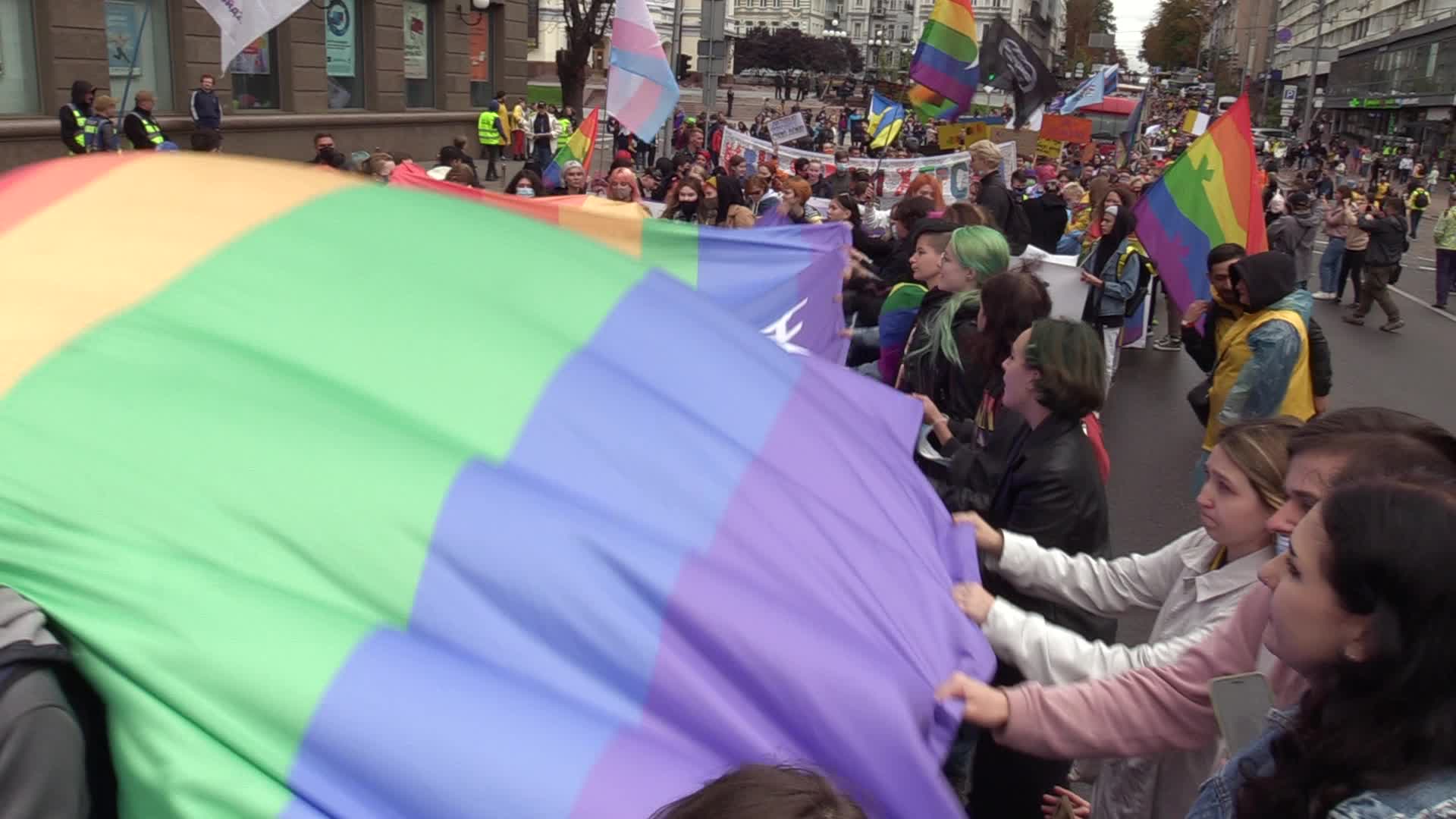 KyivPride gay parade in Ukraine