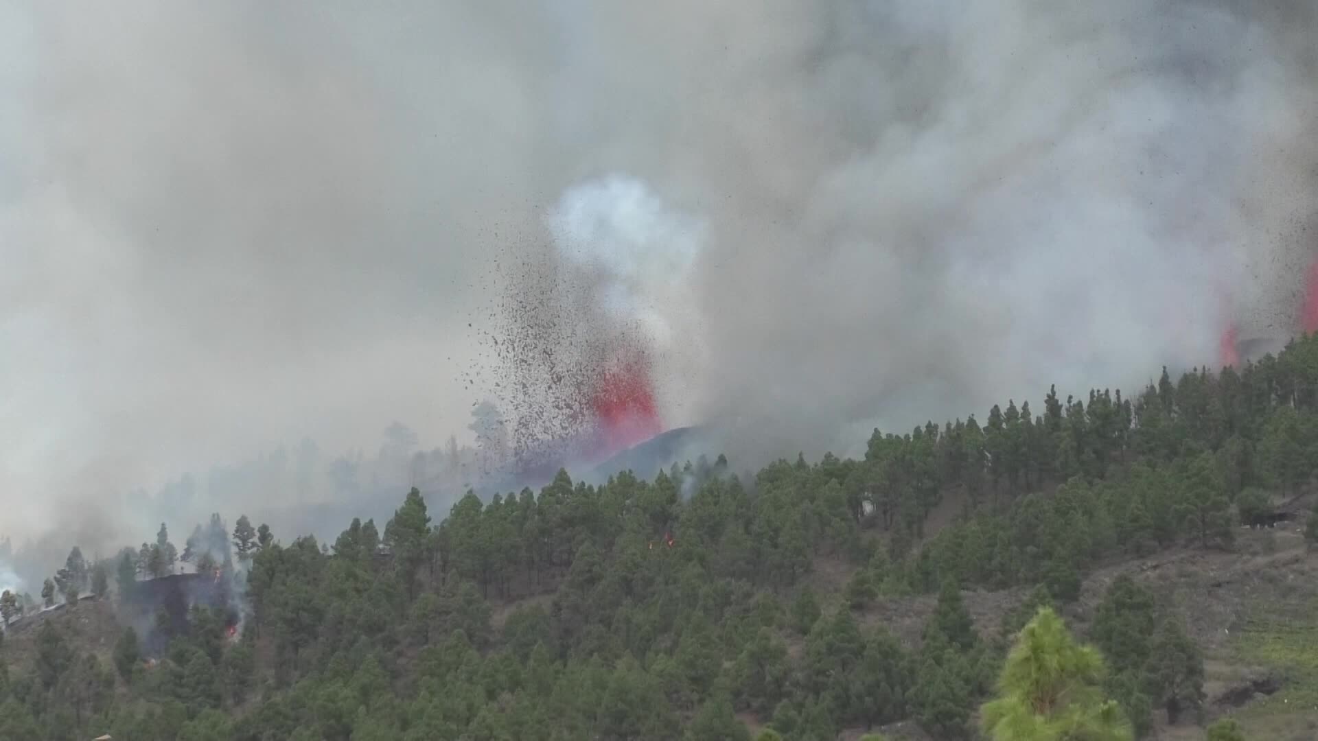 La Palma's Cumbre Vieja volcano erupts