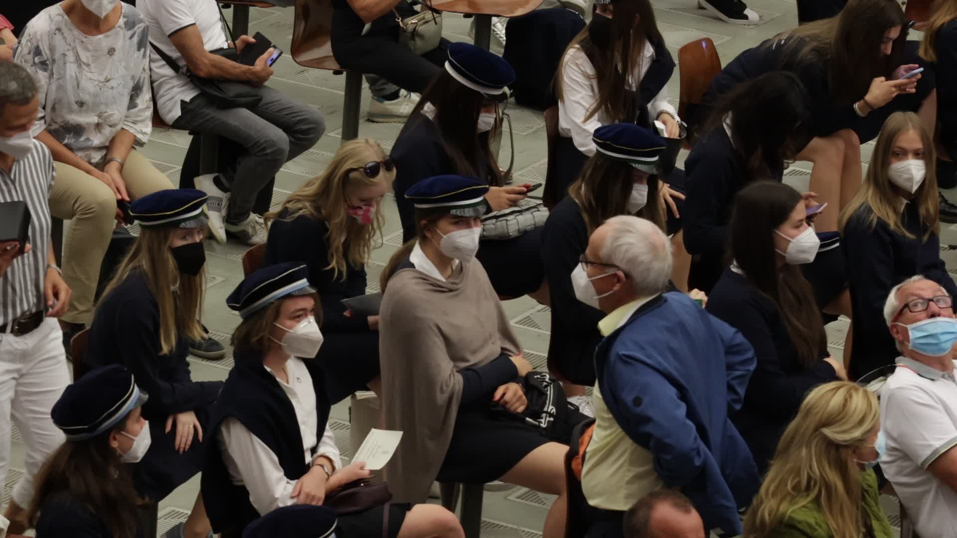 Pope Francis holds his weekly general audience