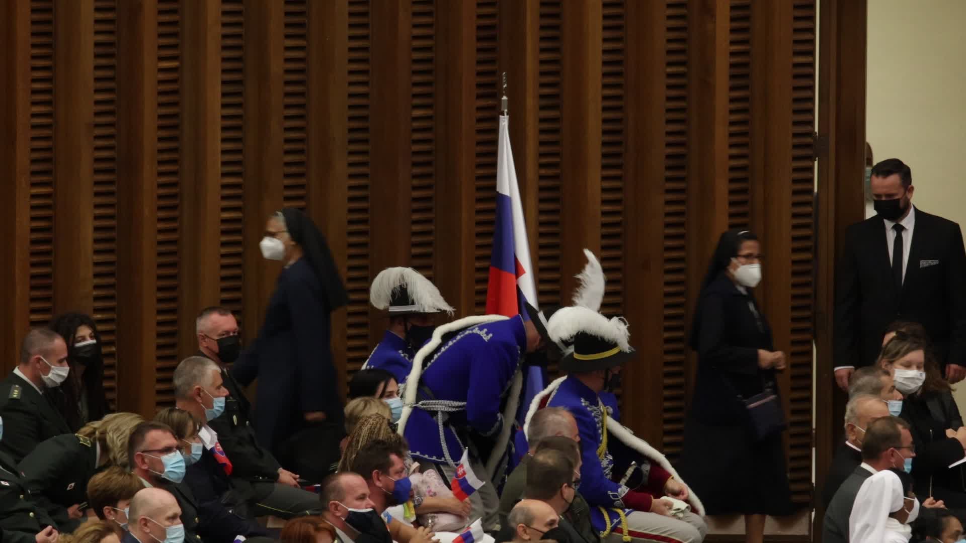 Pope Francis holds his weekly general audience