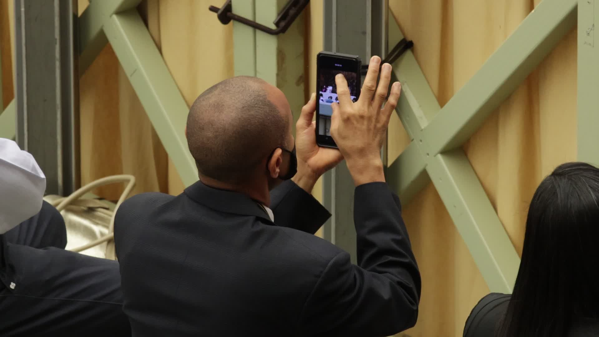 Pope Francis holds his weekly general audience