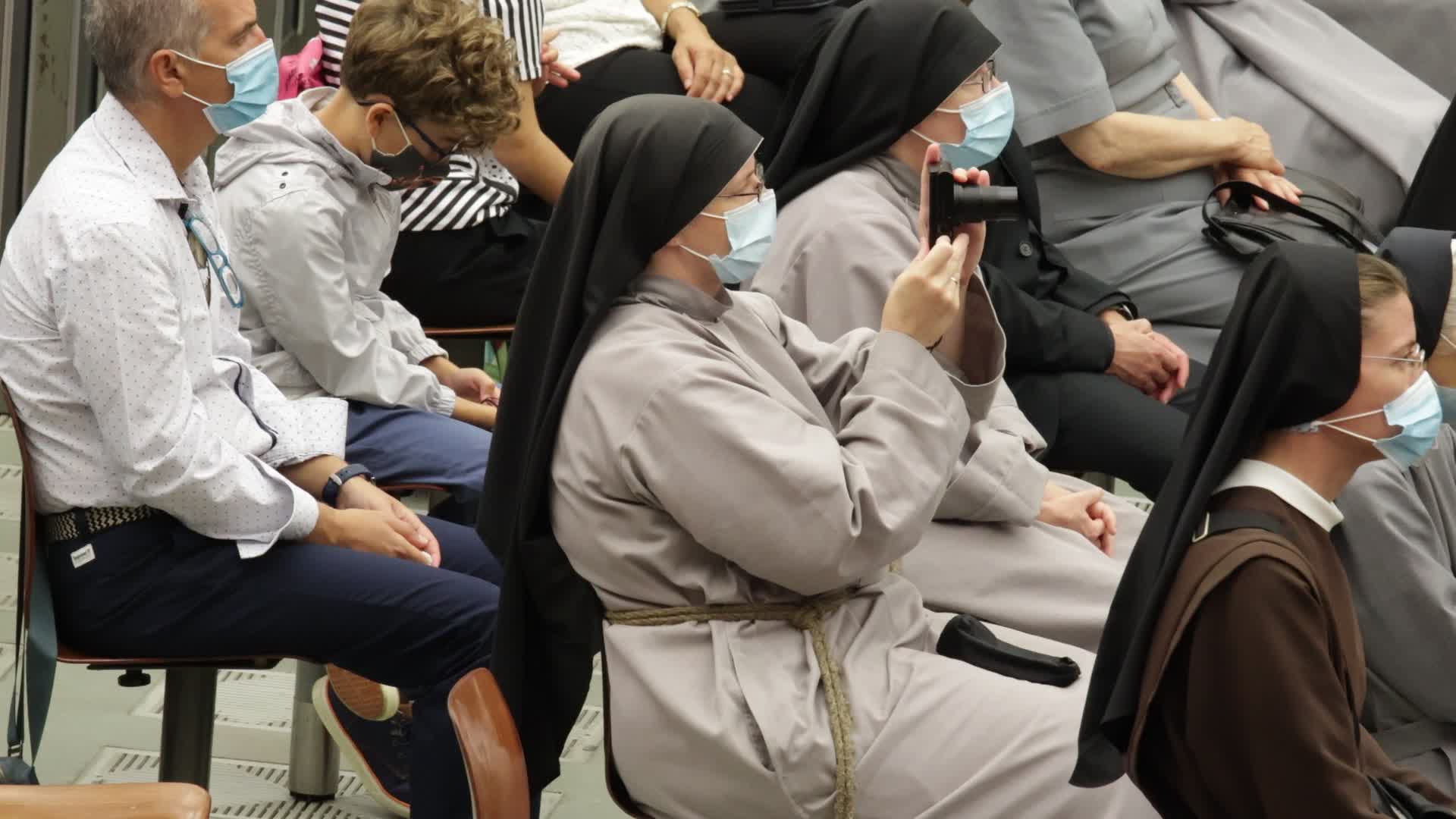 Pope Francis holds his weekly general audience