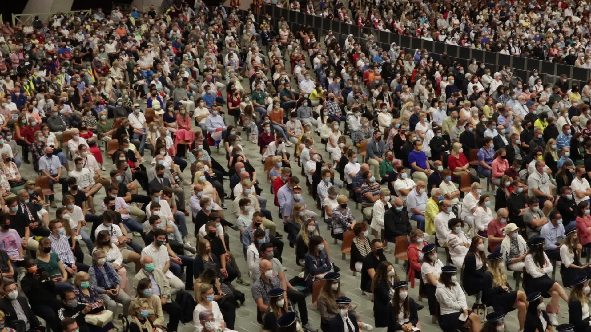 Pope Francis holds his weekly general audience