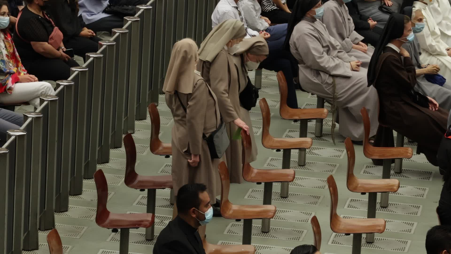 Pope Francis holds his weekly general audience