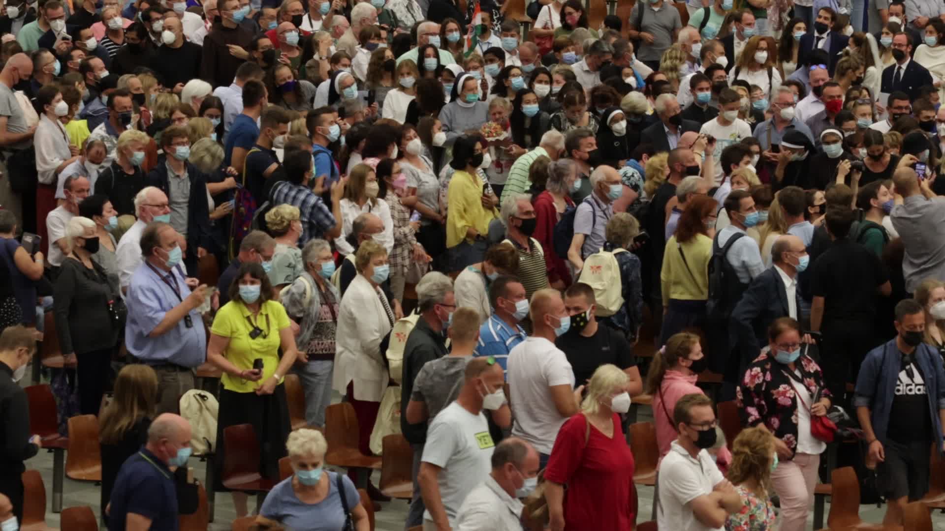 Pope Francis holds his weekly general audience