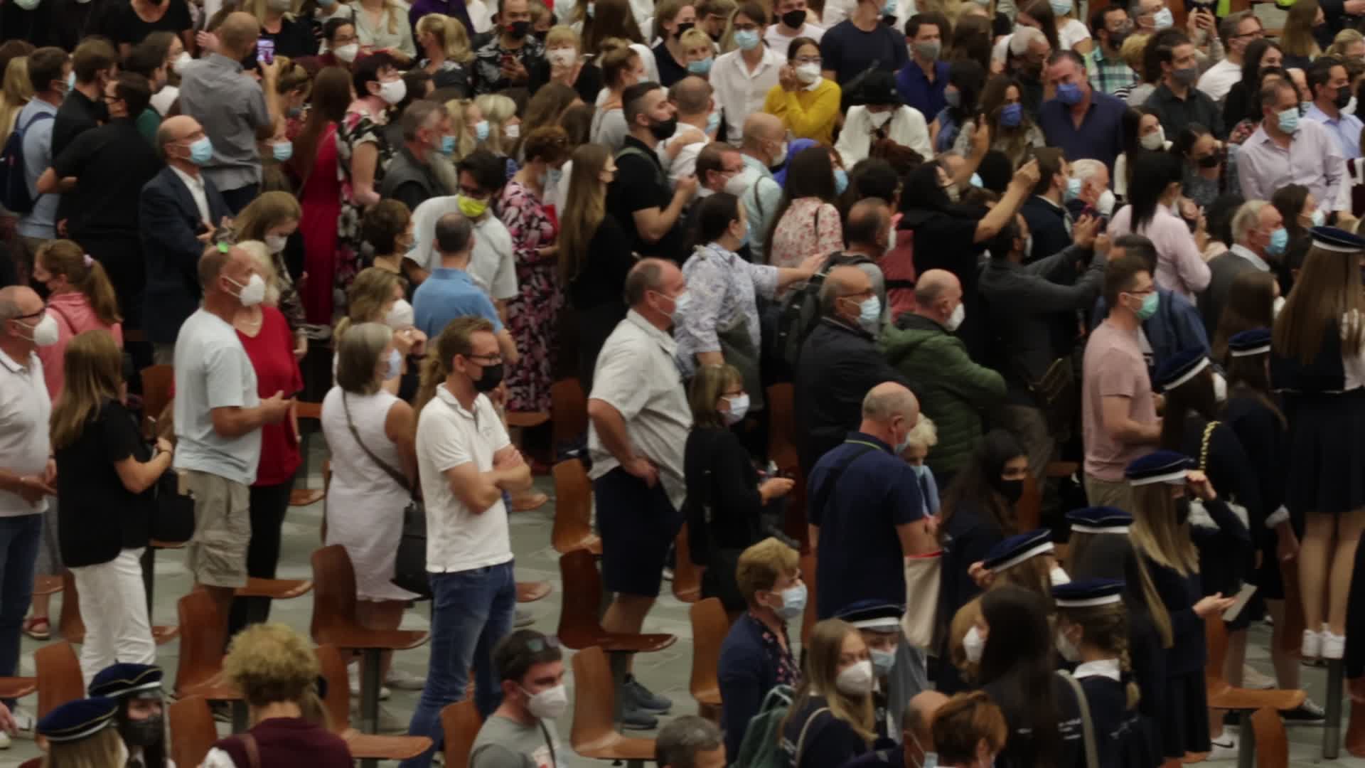 Pope Francis holds his weekly general audience