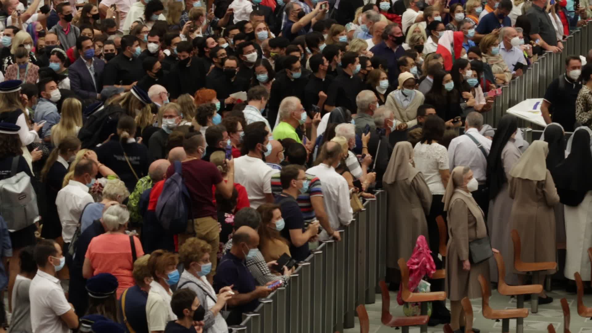 Pope Francis holds his weekly general audience