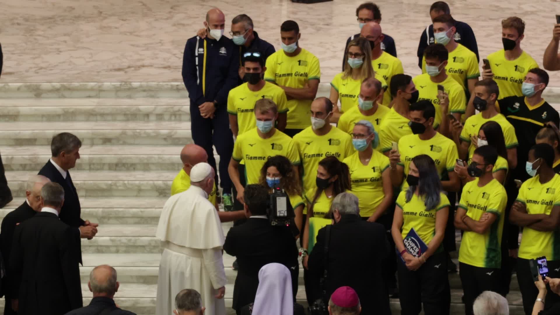 Pope Francis holds his weekly general audience