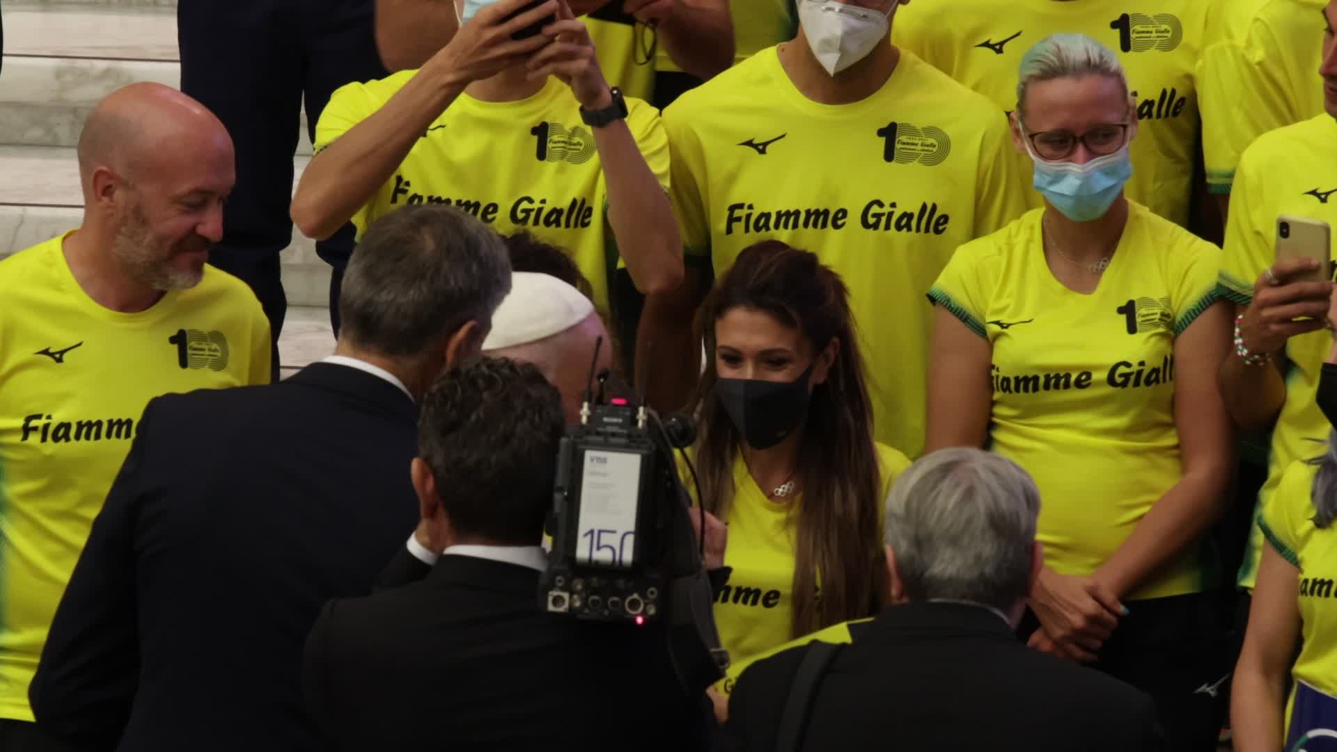 Pope Francis holds his weekly general audience