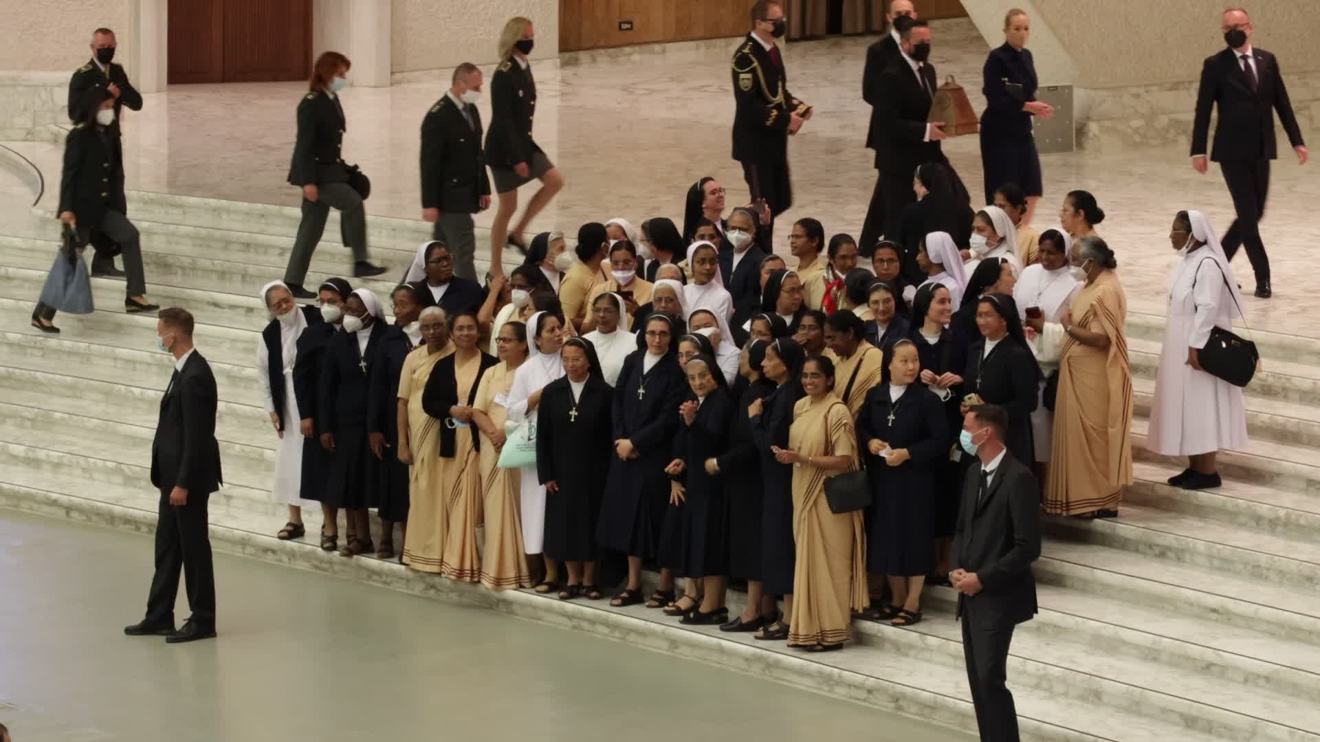 Pope Francis holds his weekly general audience