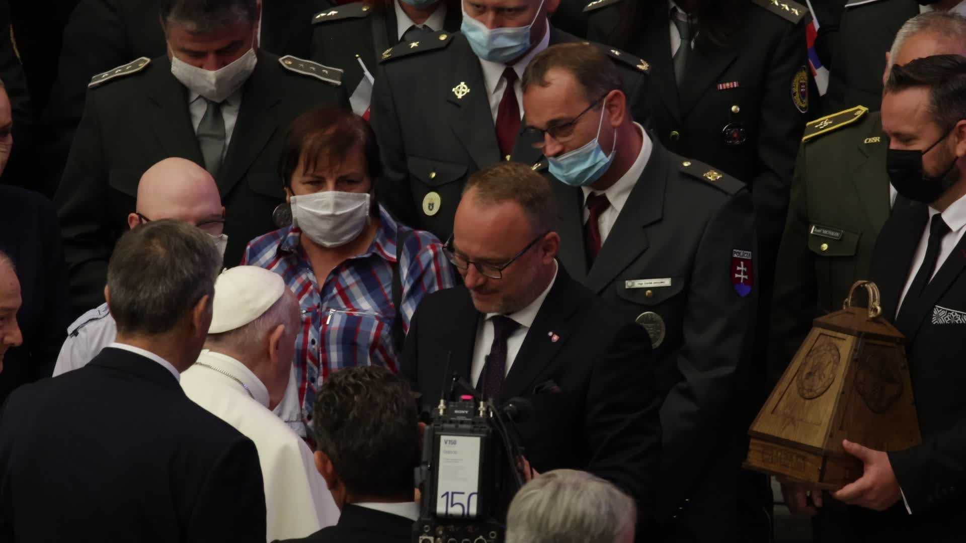 Pope Francis holds his weekly general audience
