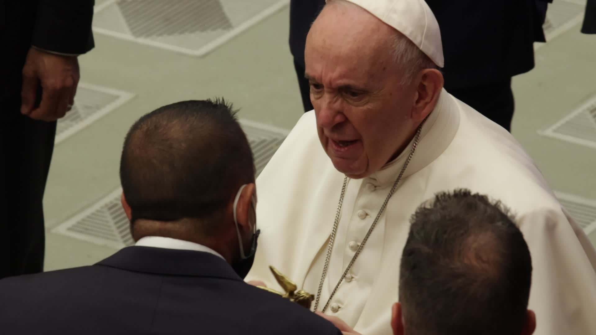 Pope Francis holds his weekly general audience