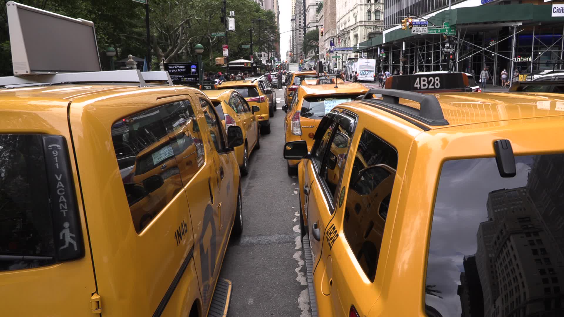 New York Taxi Workers Alliance protest