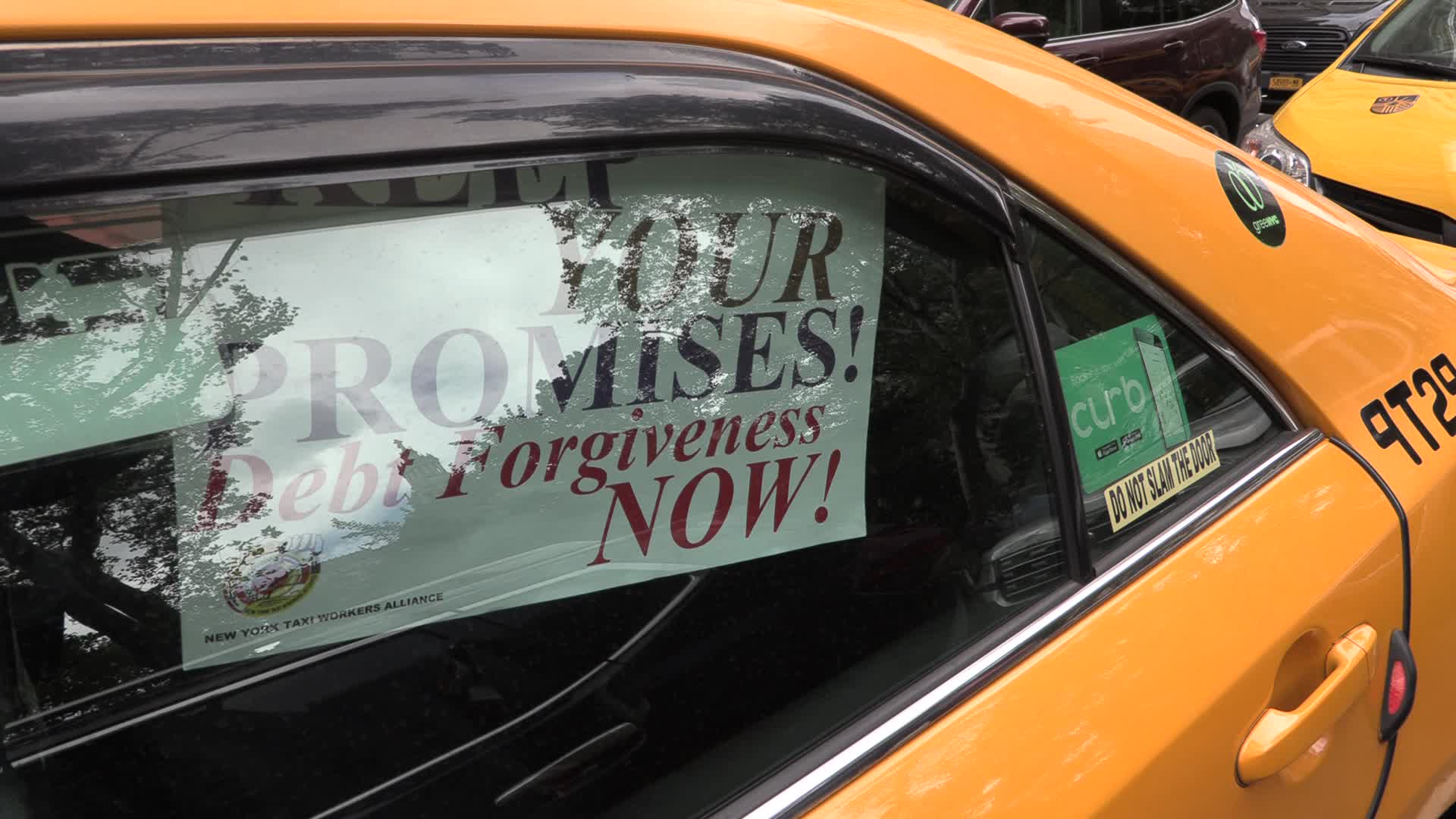 New York Taxi Workers Alliance protest