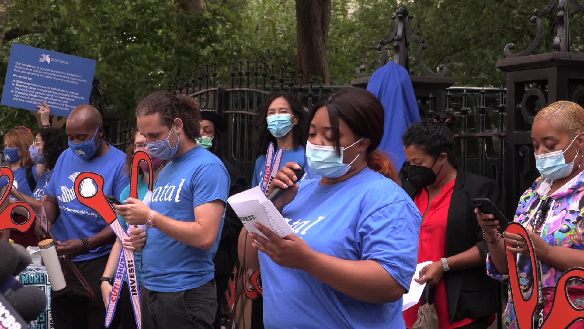NYC: Rikers Press Conference