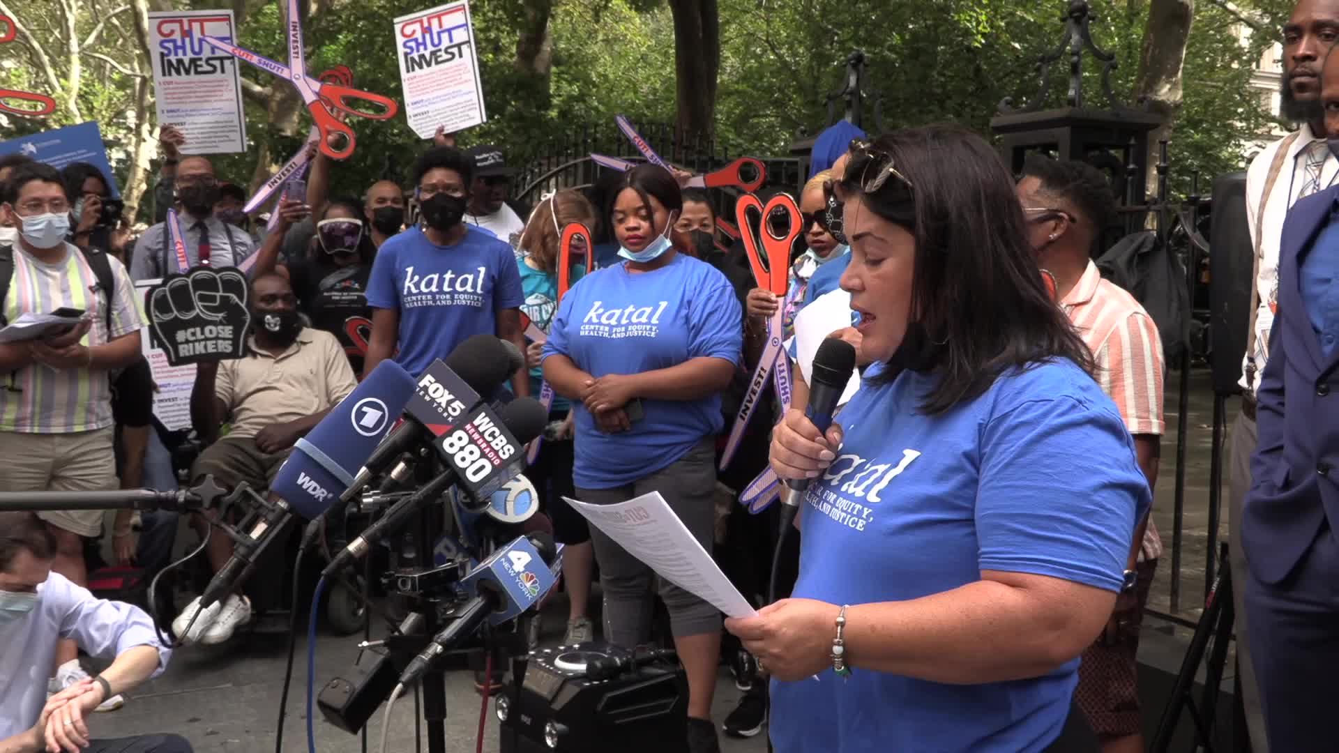 NYC: Rikers Island Press Conference