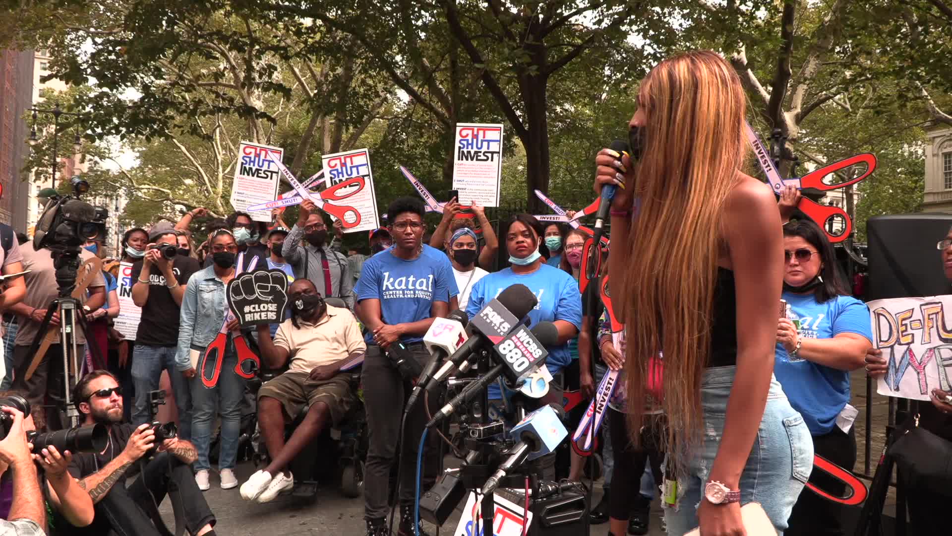 NYC: Rikers Island Press Conference
