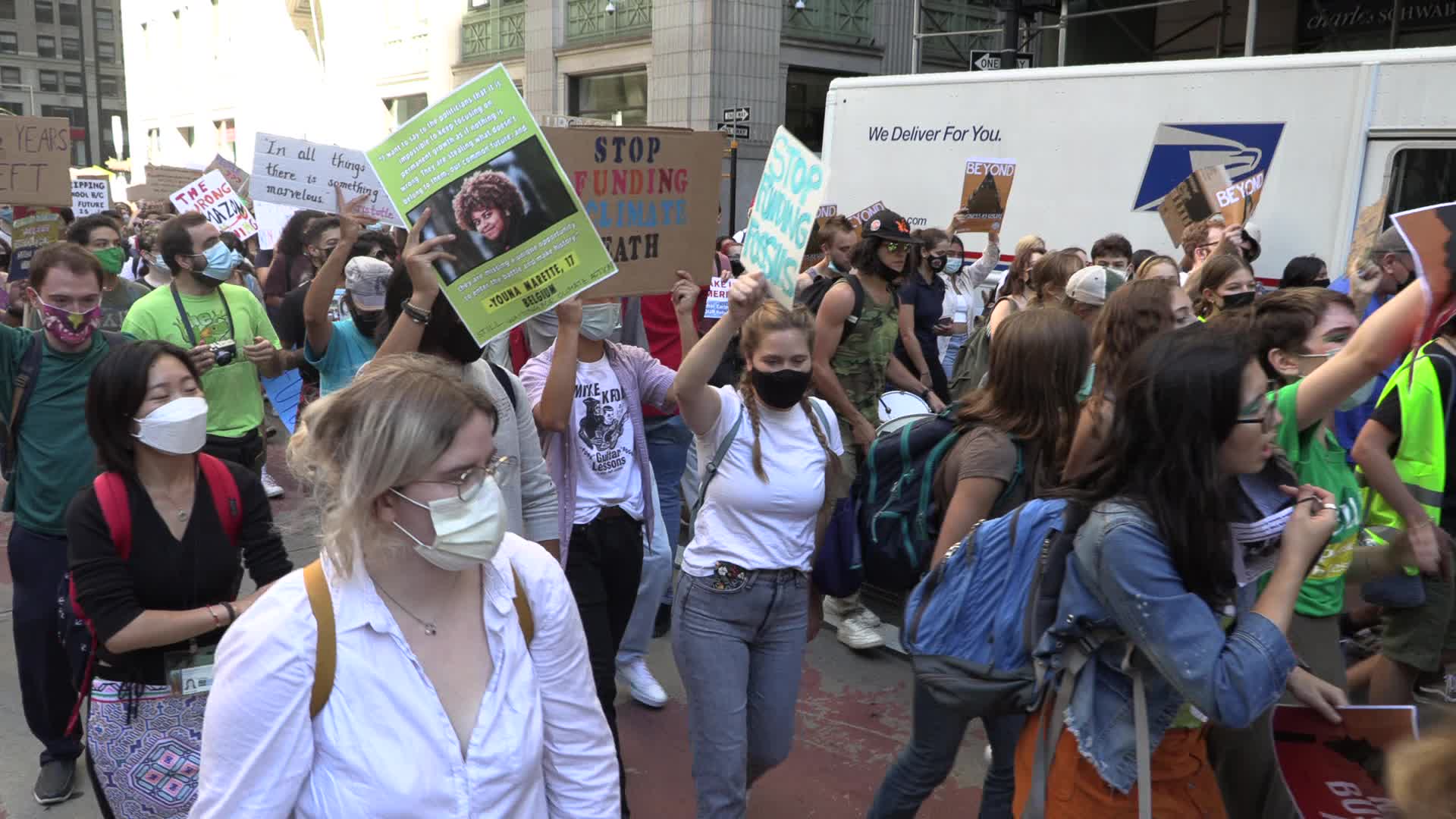 NYC: Climate Strike youth protest