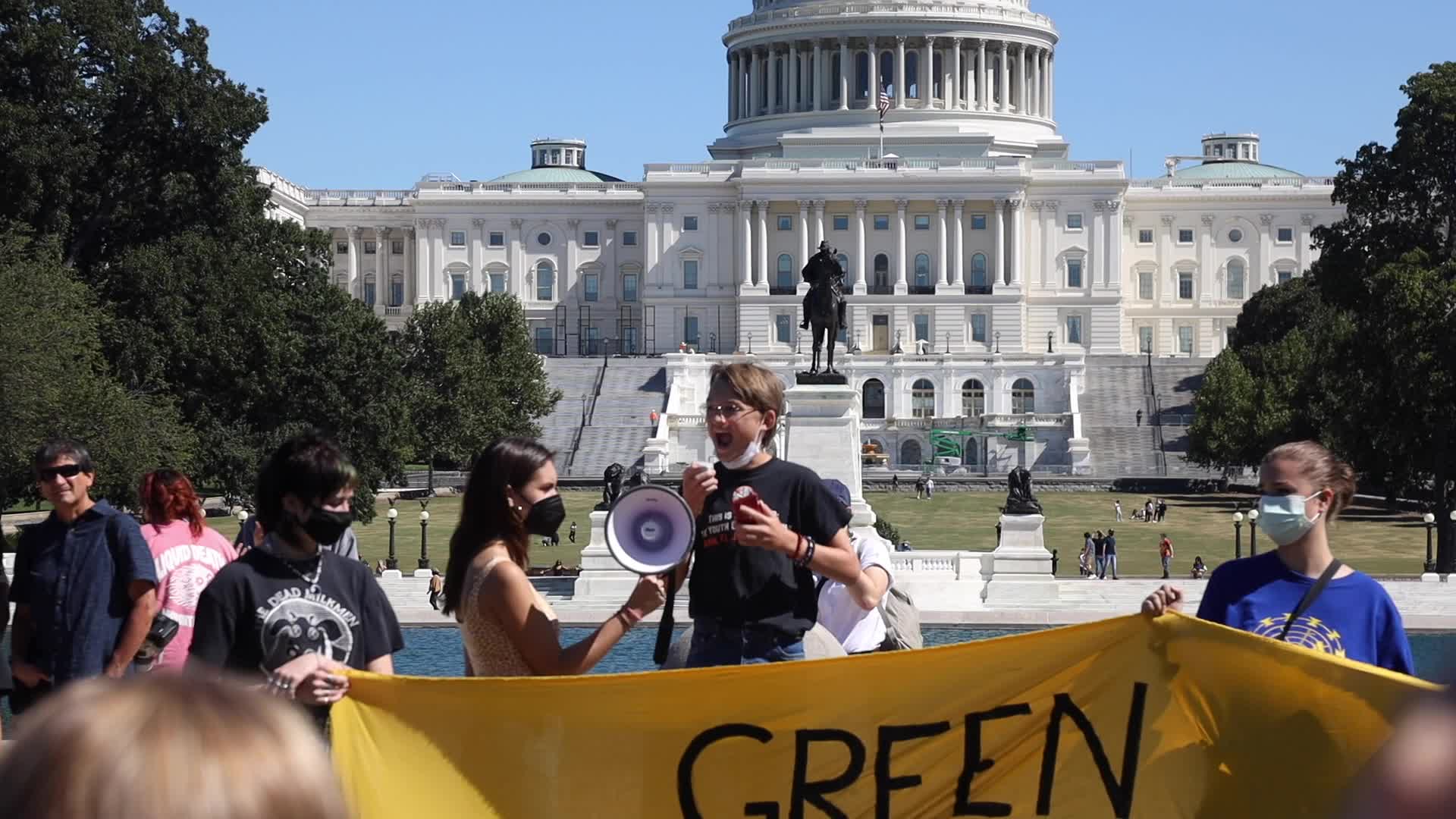 Climate strike and rally near U.S. Capitol