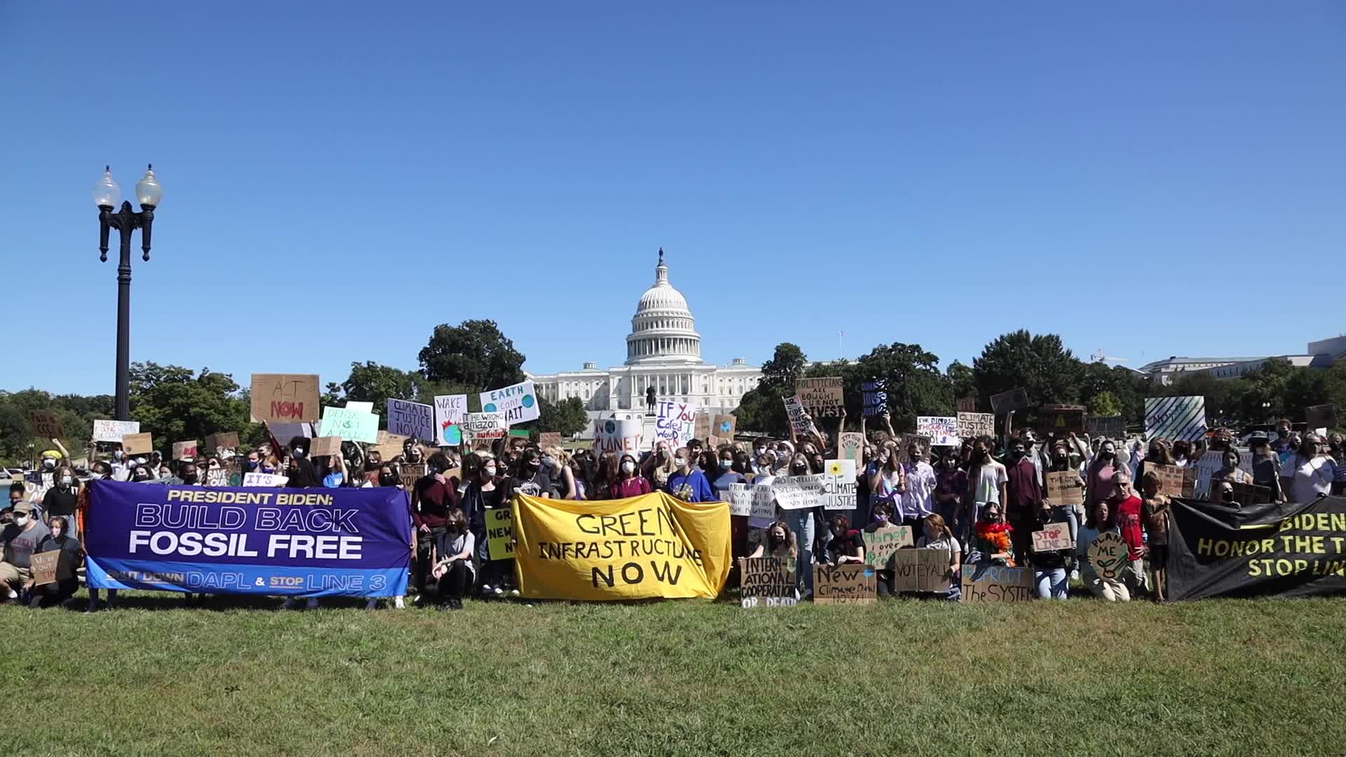 Climate strike and rally near U.S. Capitol
