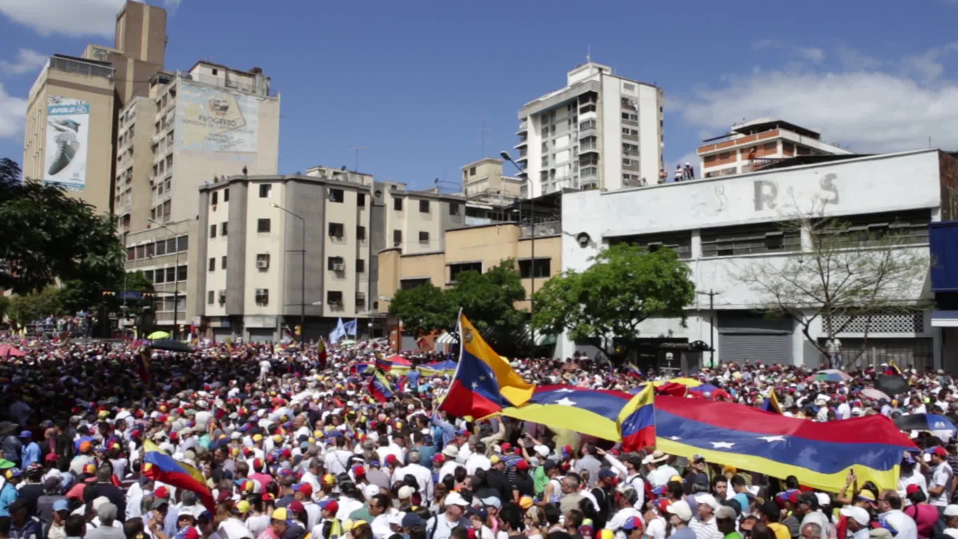  Demonstration To Support Self-proclaimed Interim President Of Venezuela
