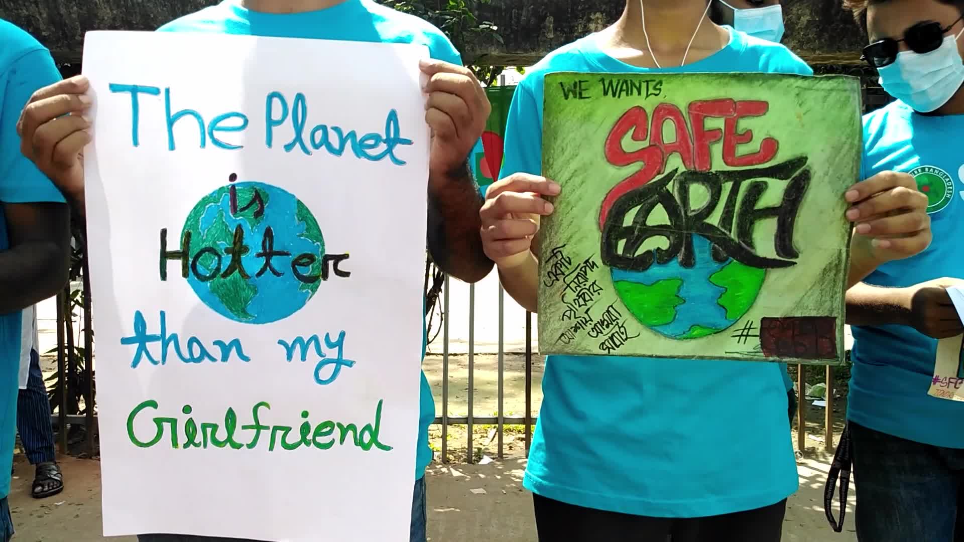 Friday Global Climate Strike rally in Dhaka
