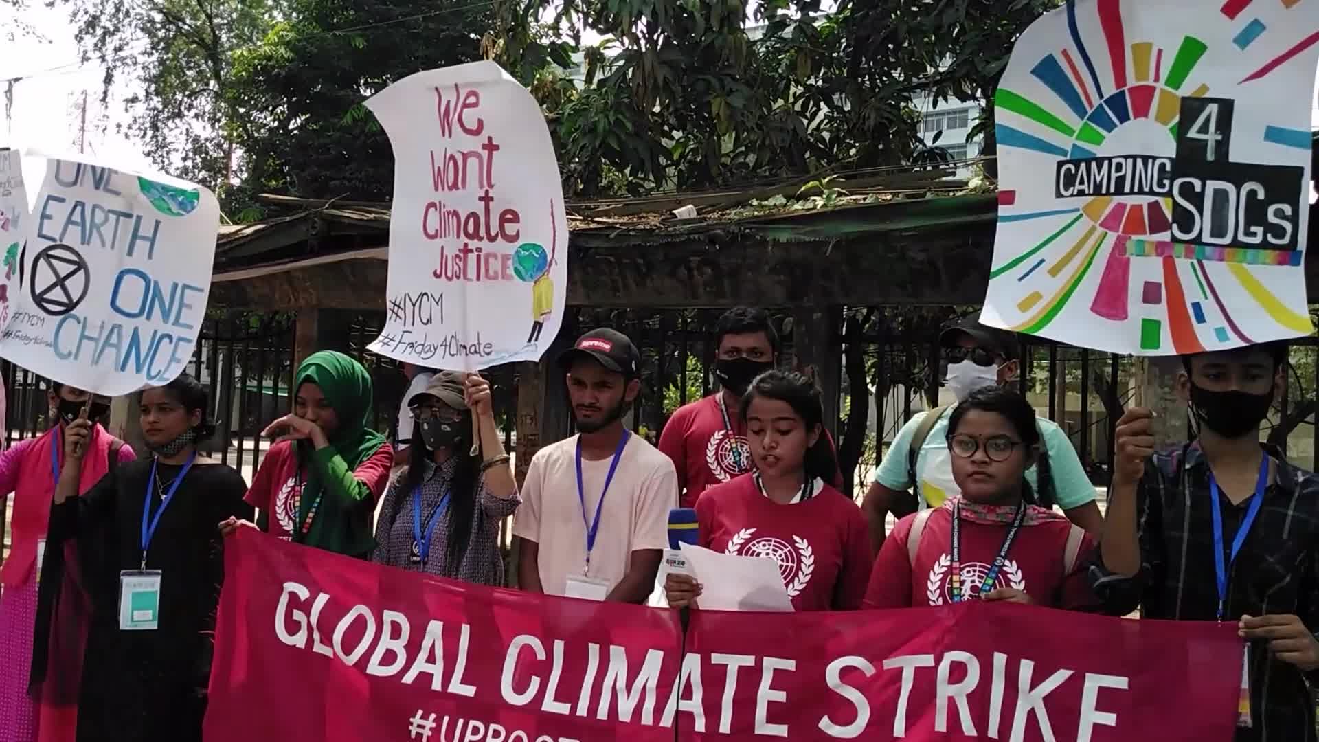 Friday Global Climate Strike rally in Dhaka