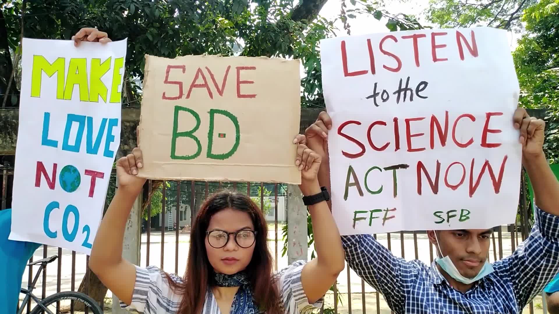 Friday Global Climate Strike rally in Dhaka