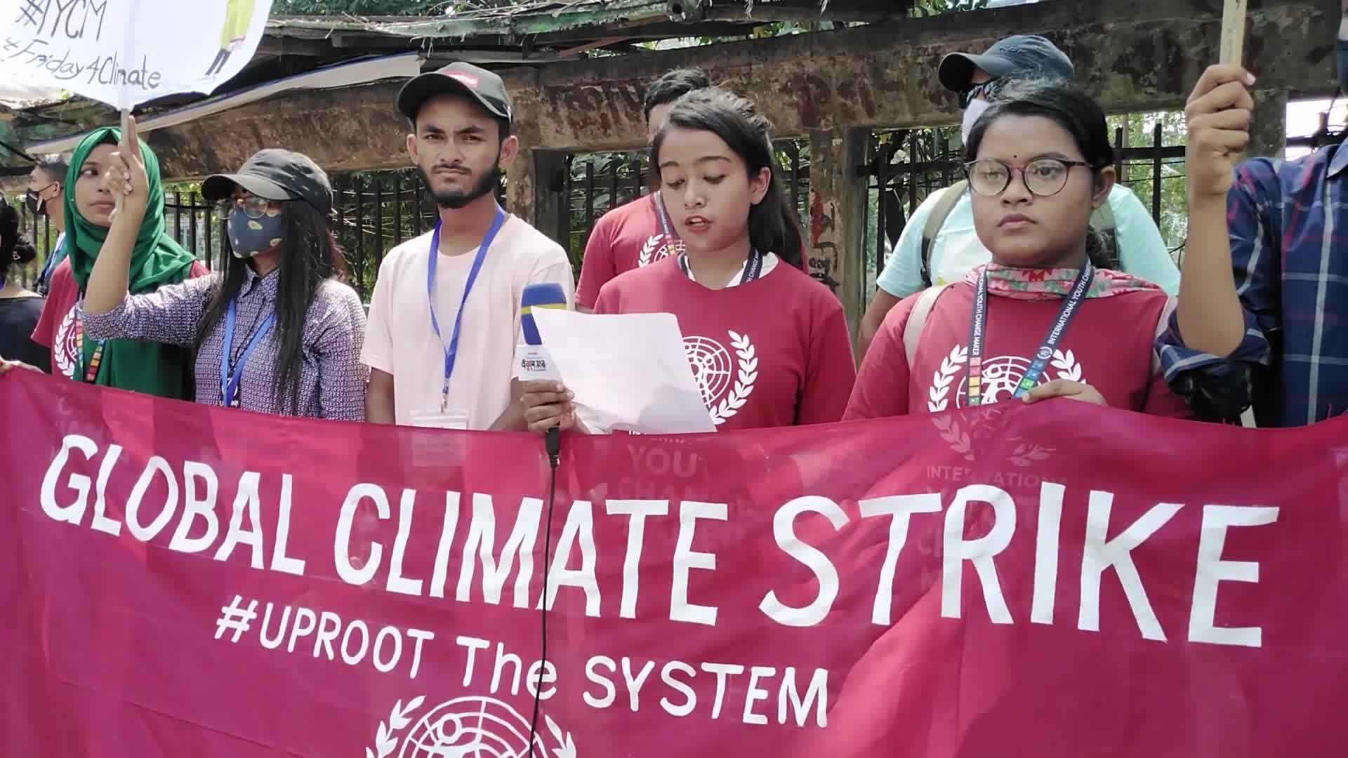 Friday Global Climate Strike rally in Dhaka