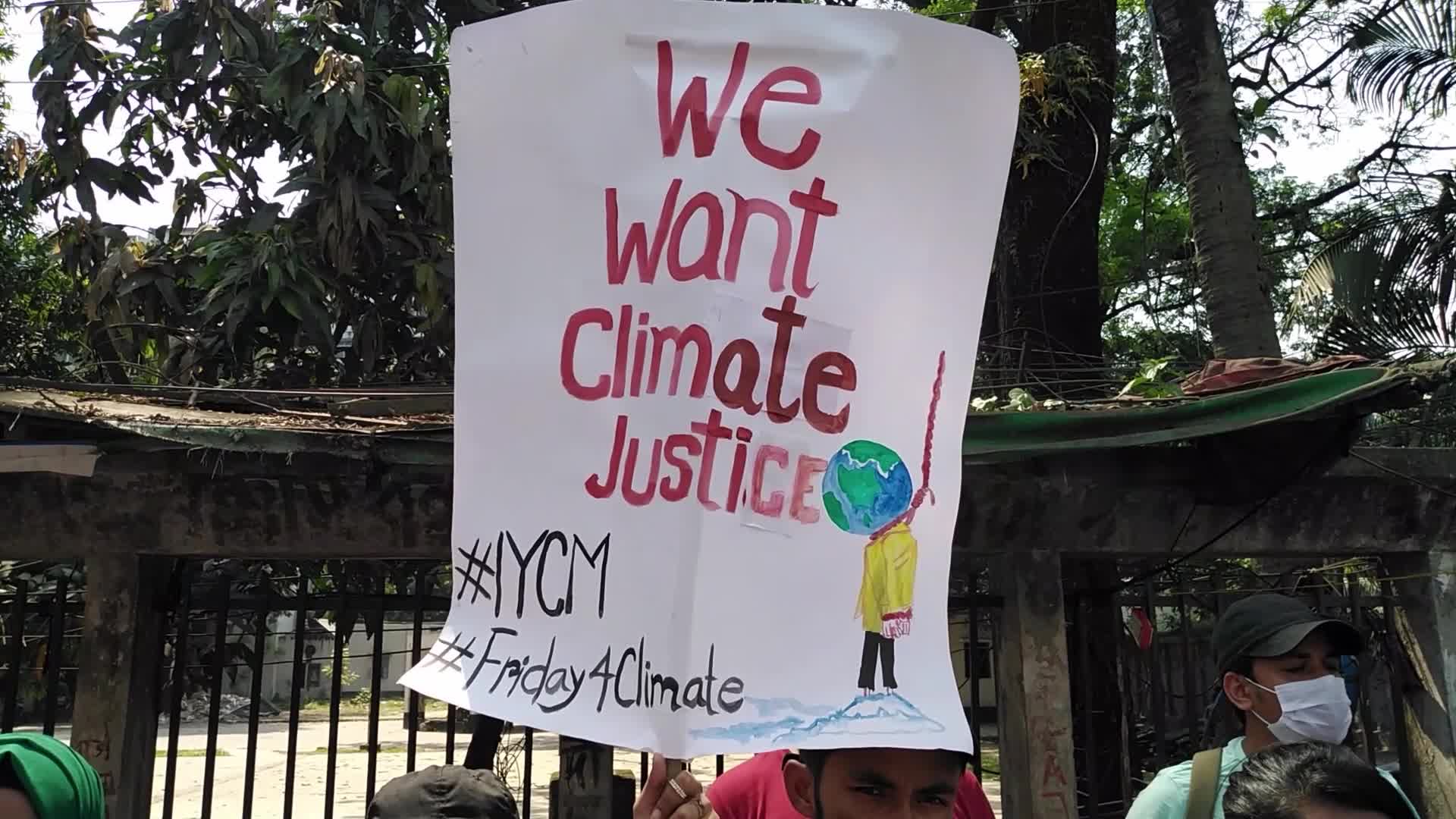 Friday Global Climate Strike rally in Dhaka