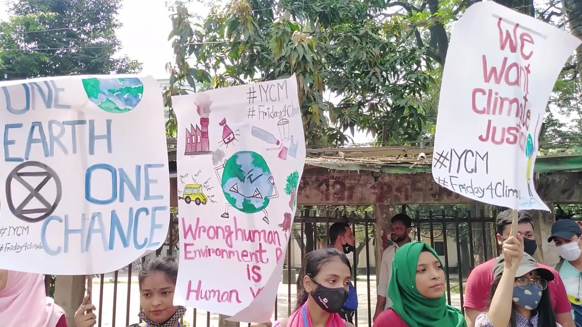 Friday Global Climate Strike rally in Dhaka