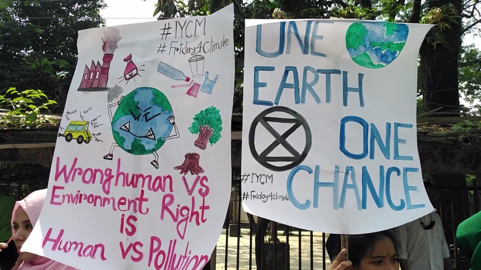 Friday Global Climate Strike rally in Dhaka
