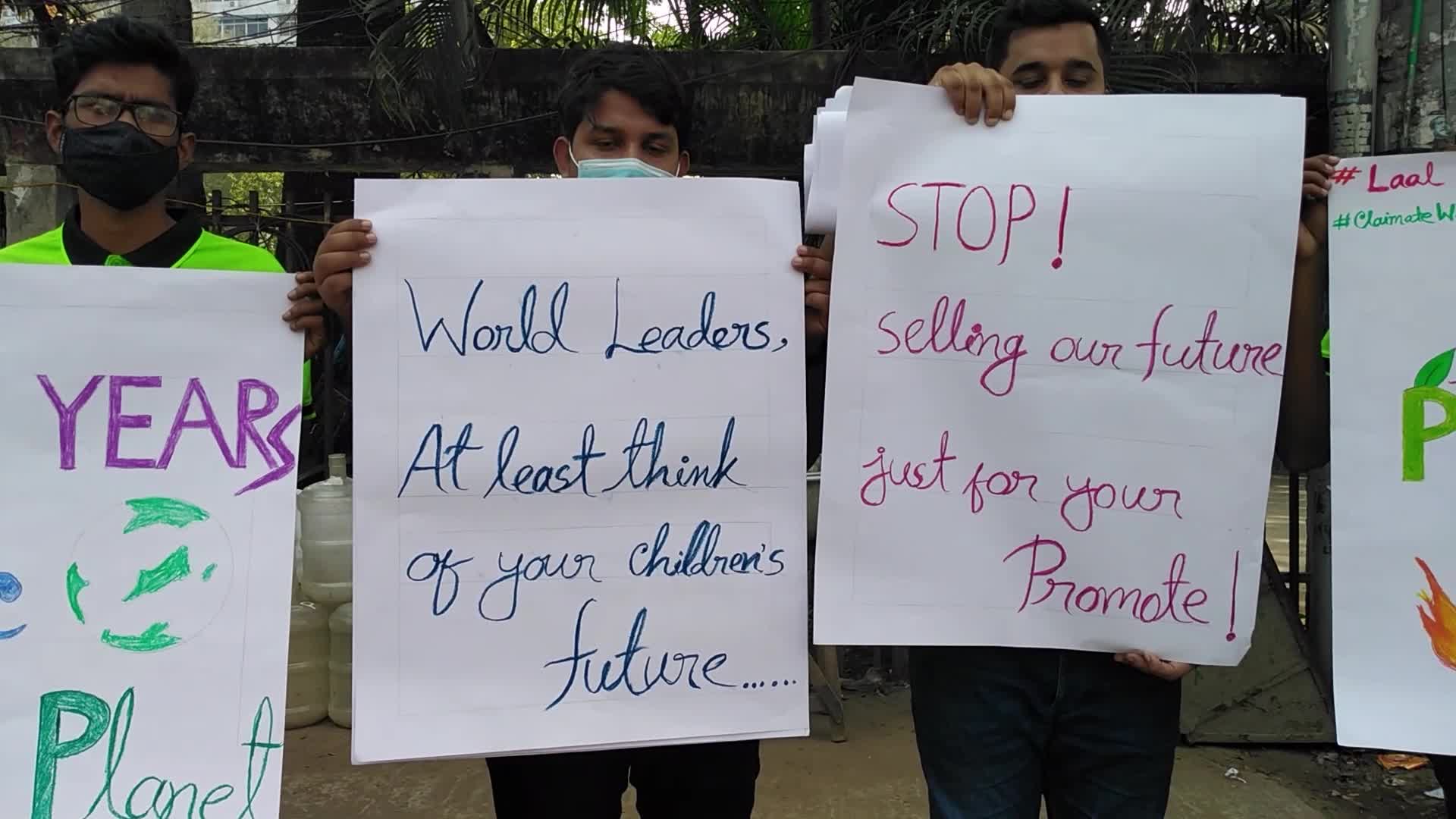 Friday Global Climate Strike rally in Dhaka