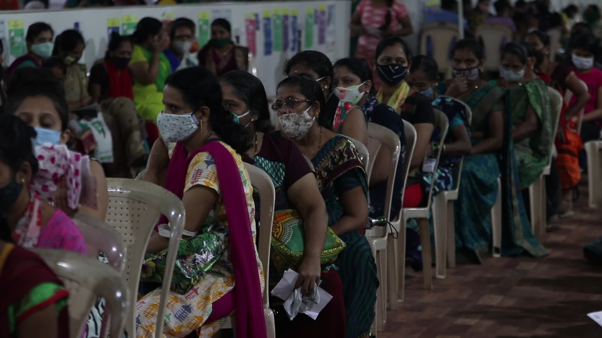 Coronavirus vaccination in Mumbai, India