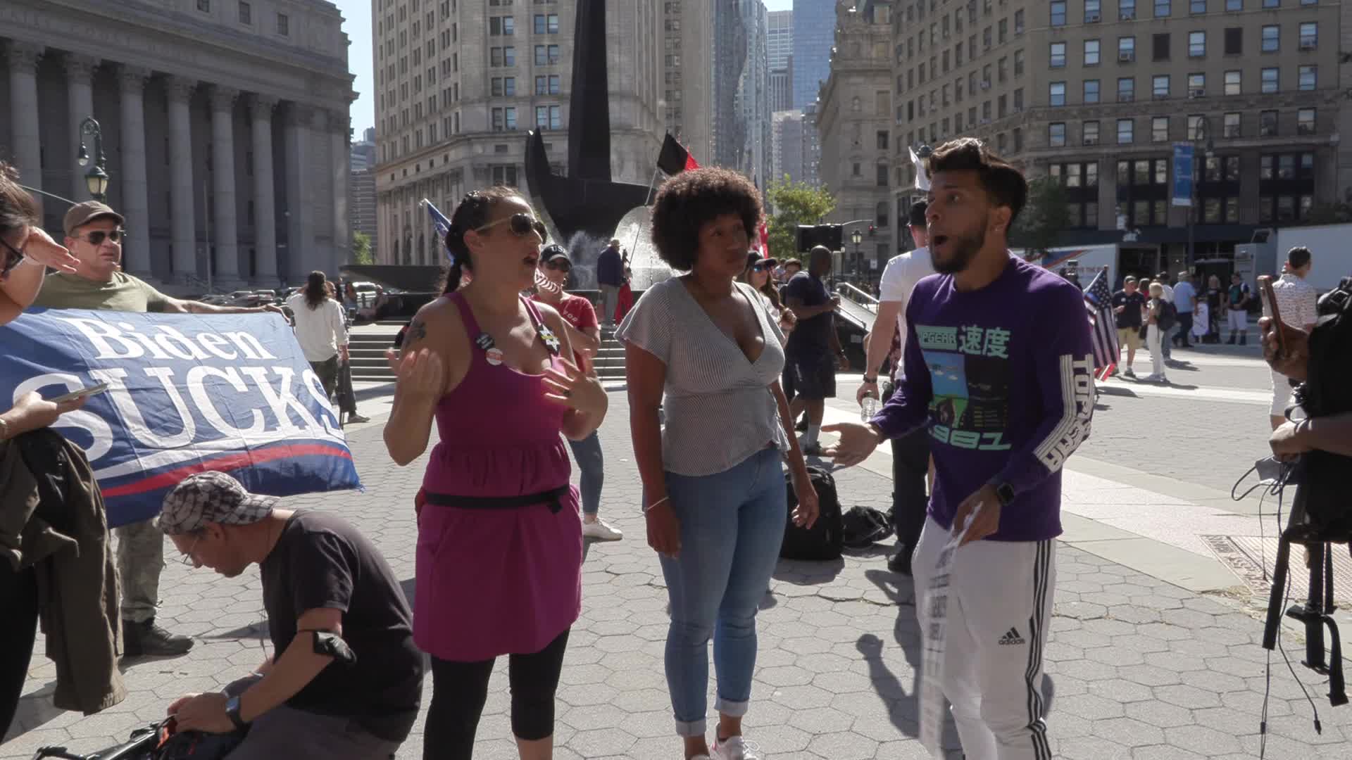 NYC: Anti-Mandate Teachers for Choice Walk Out