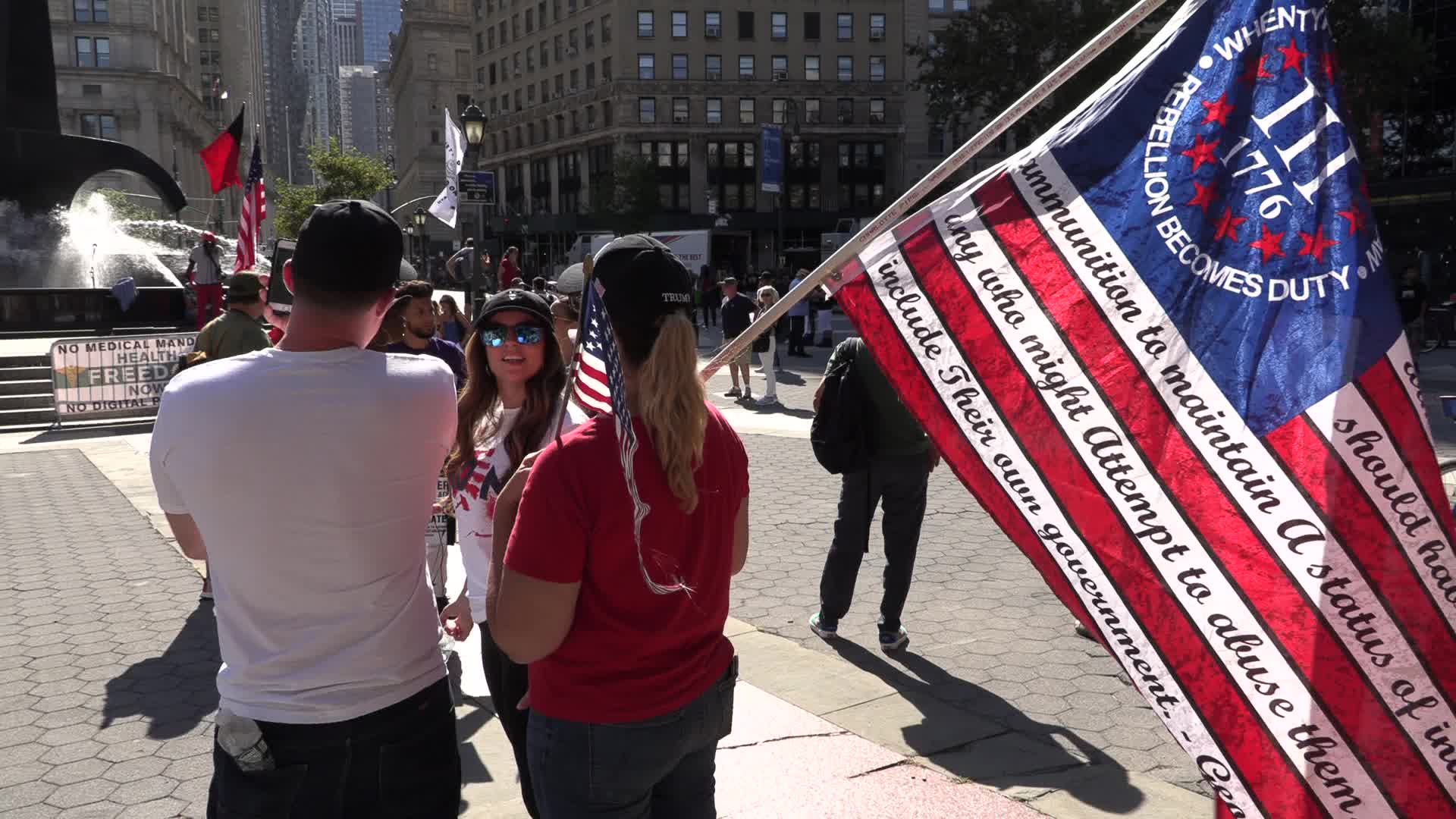 NYC: Anti-Mandate Teachers for Choice Walk Out