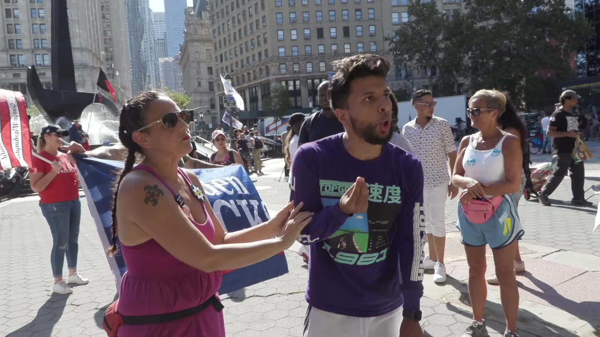 NYC: Anti-Mandate Teachers for Choice Walk Out