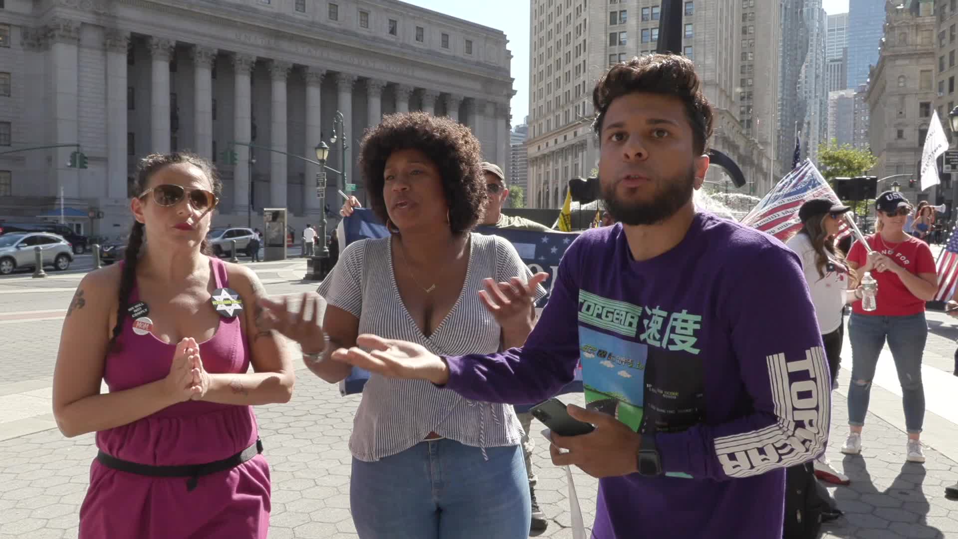 NYC: Anti-Mandate Teachers for Choice Walk Out
