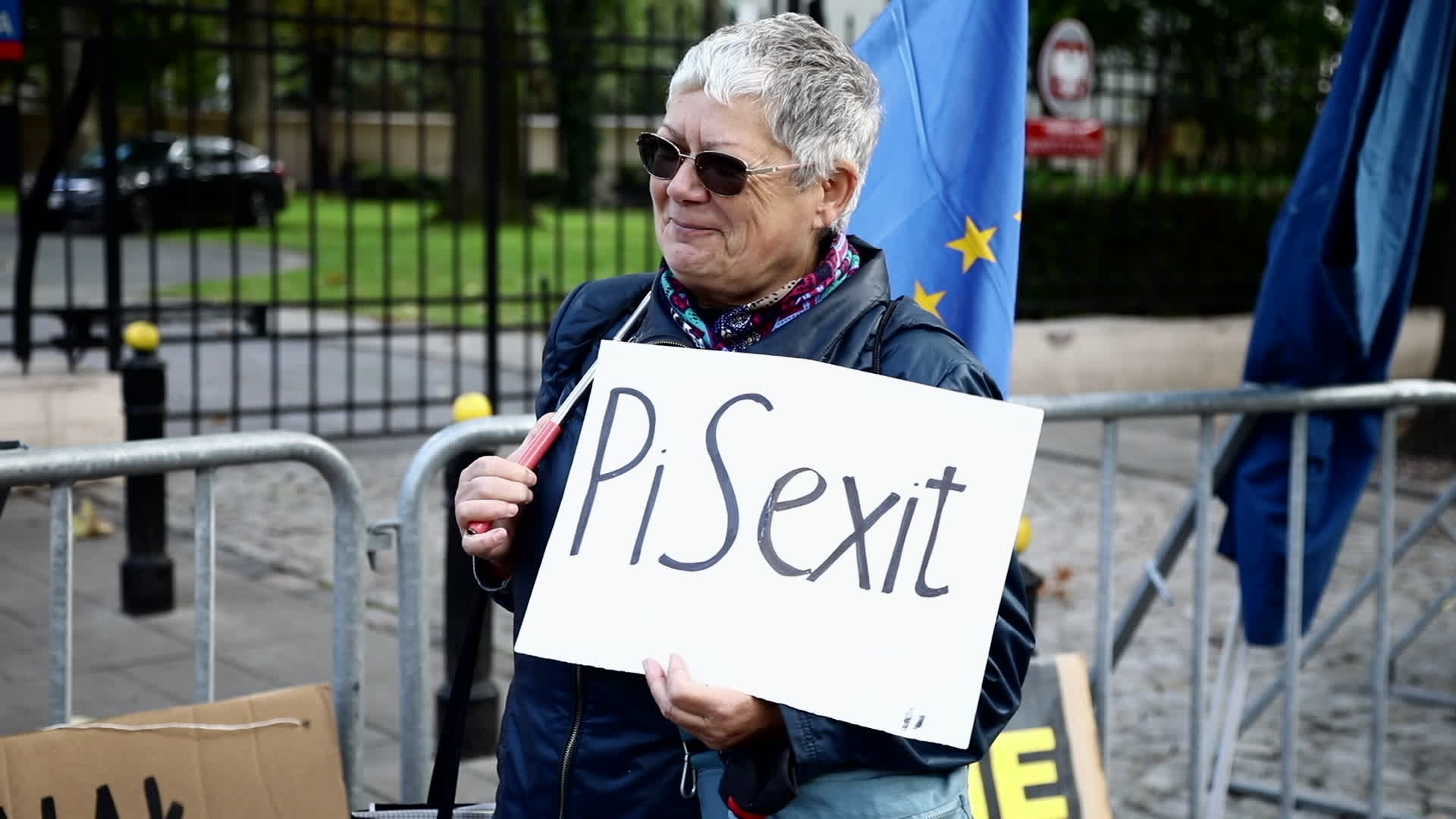 Rally at Constitutional Tribunal in Warsaw over primacy of EU law