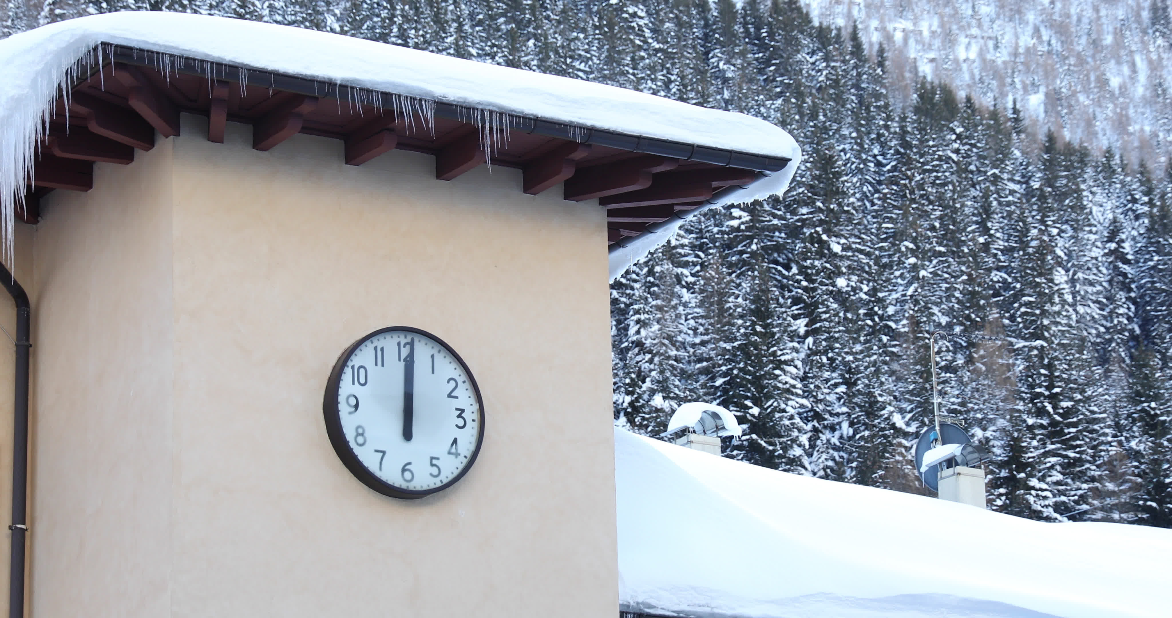 Snow In Brennero, Italy