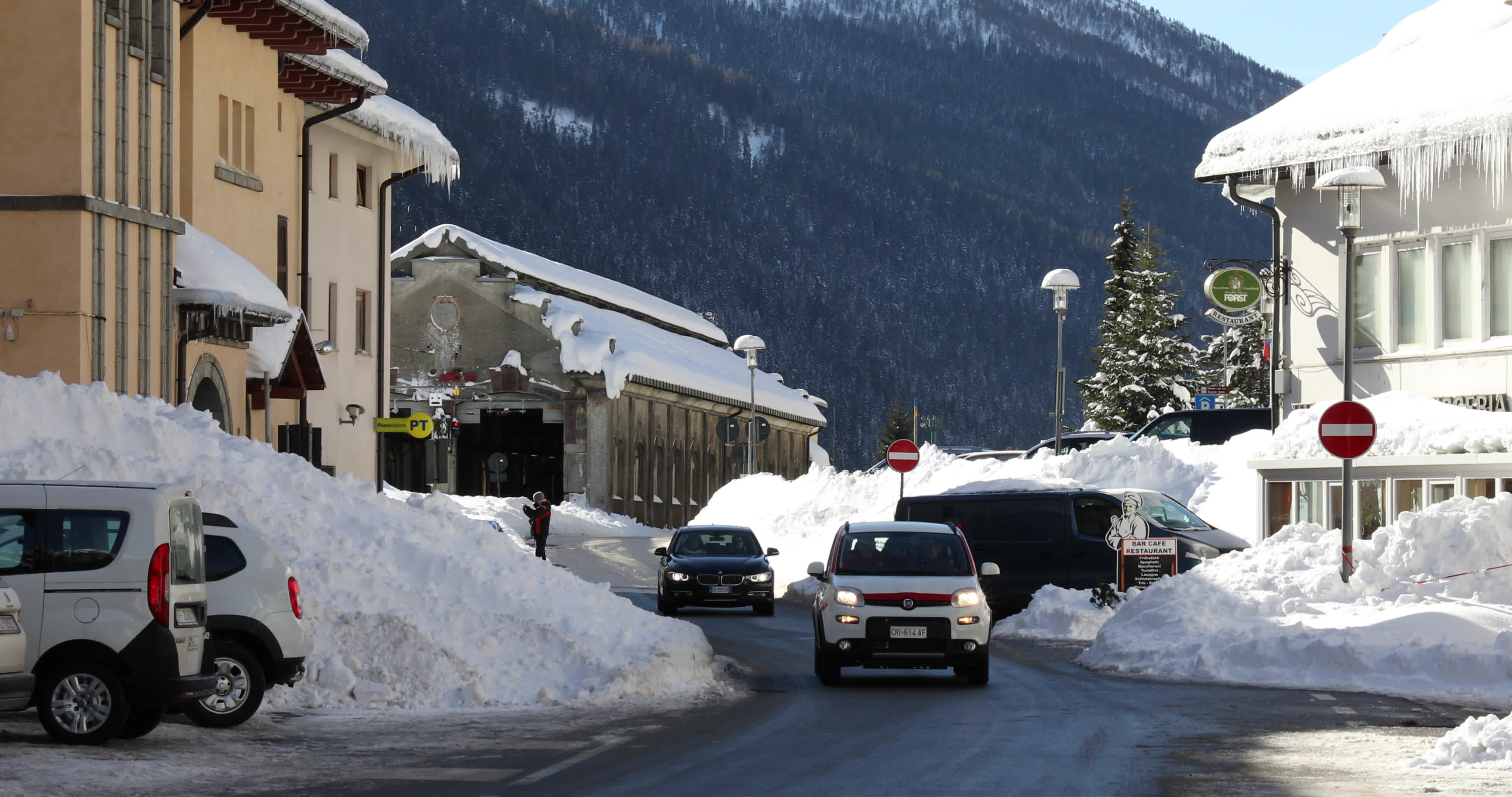 Snow In Brennero, Italy