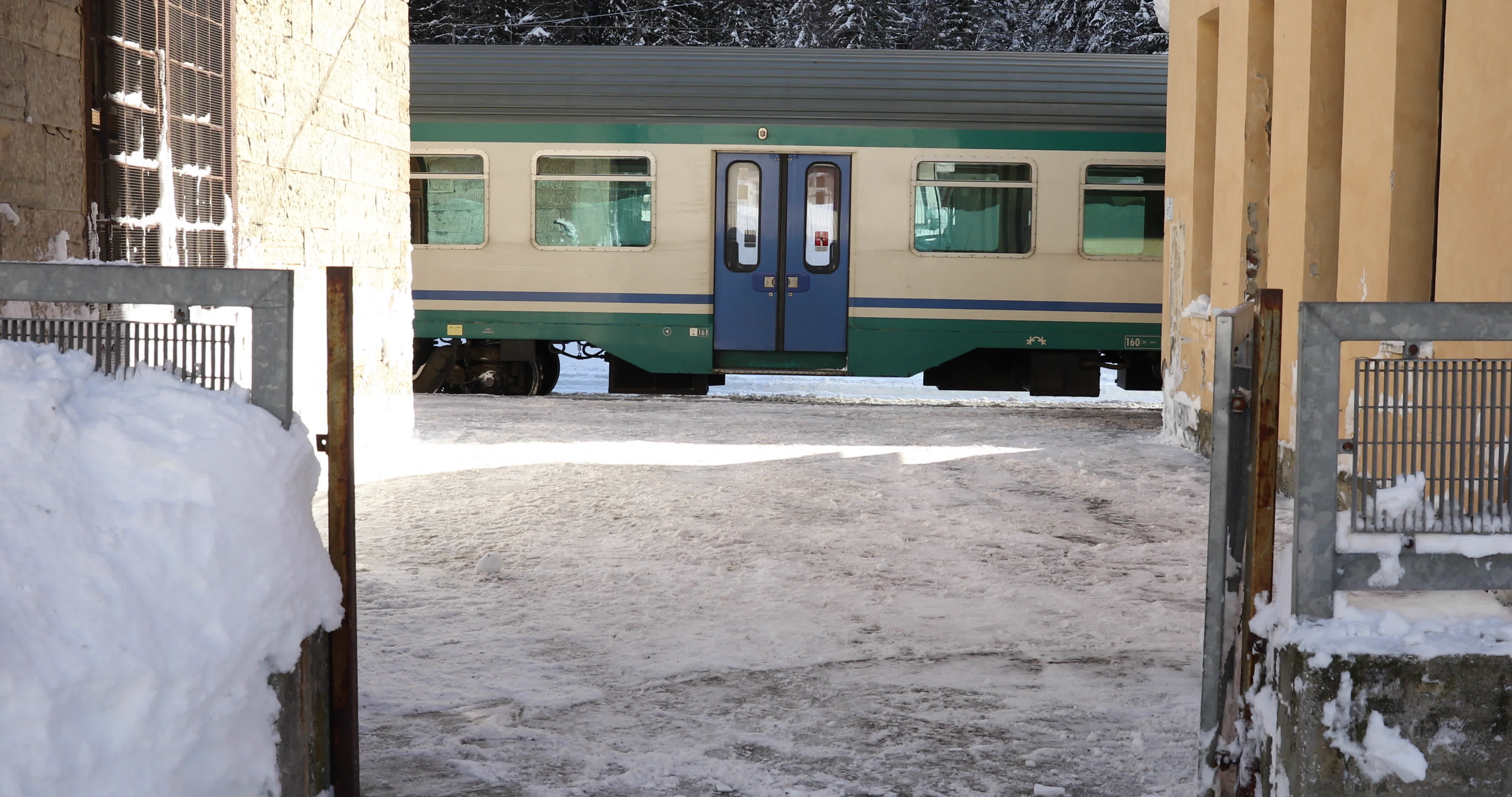 Snow In Brennero, Italy