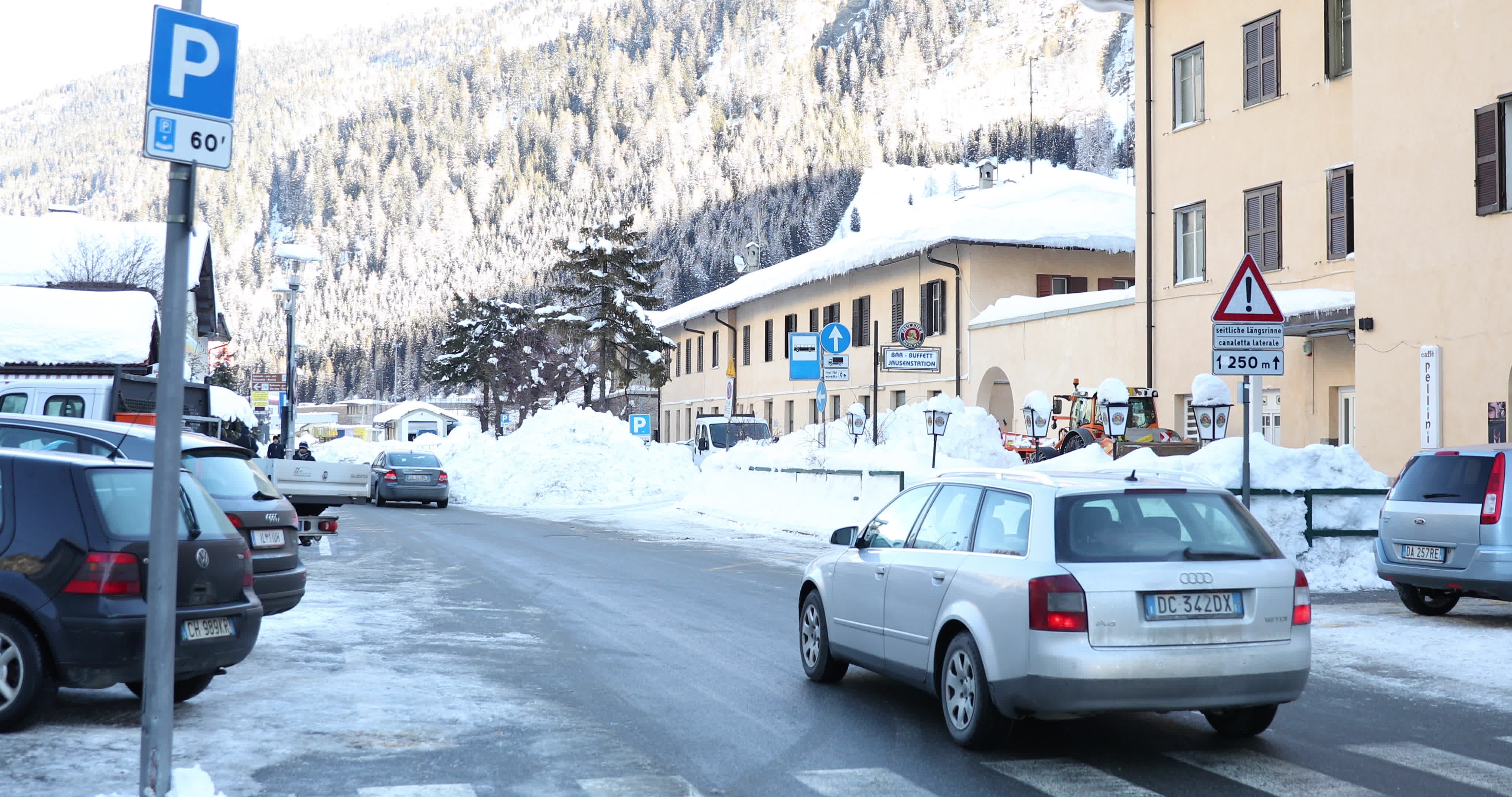 Snow In Brennero, Italy